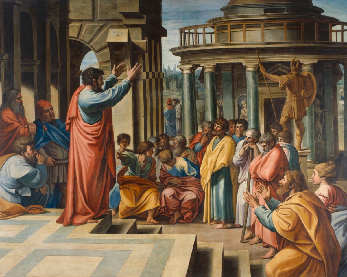 Paul preaching in the Areopagus | Works of Art | RA Collection ...