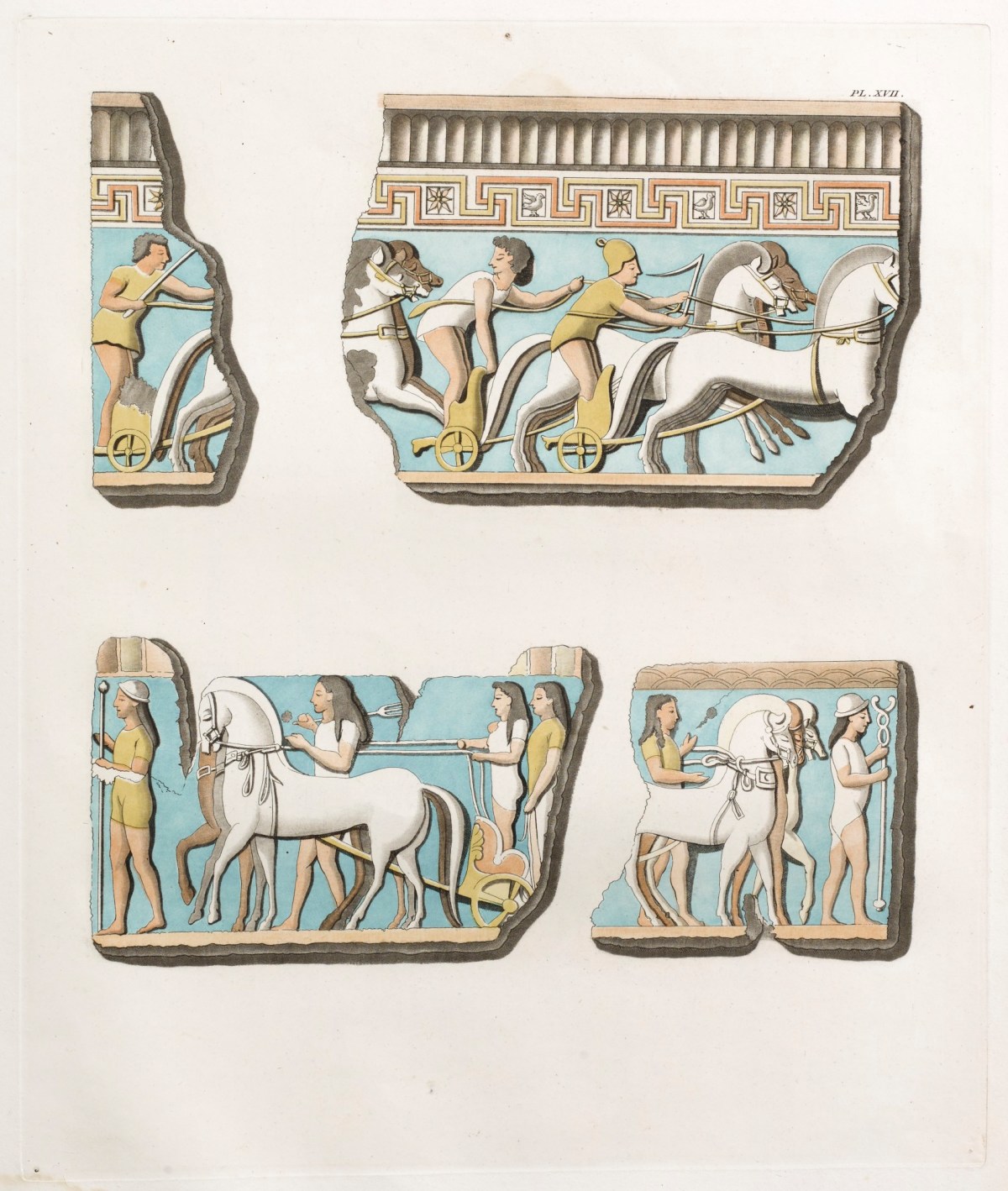 Alexandre Louis Joseph de Laborde Count, Bas-reliefs from Velletrio.