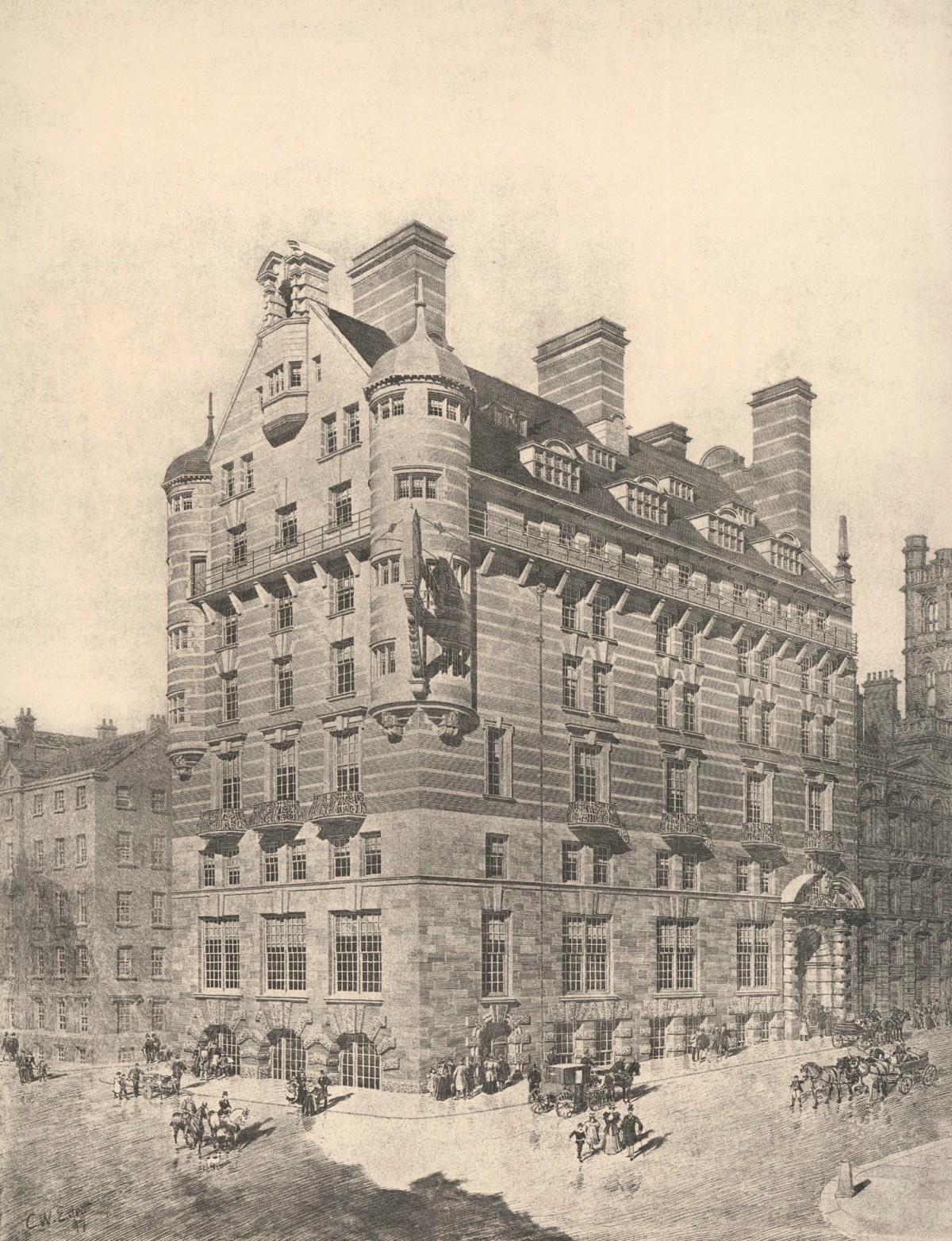 White Star Offices 30 James Street Liverpool Perspective Of