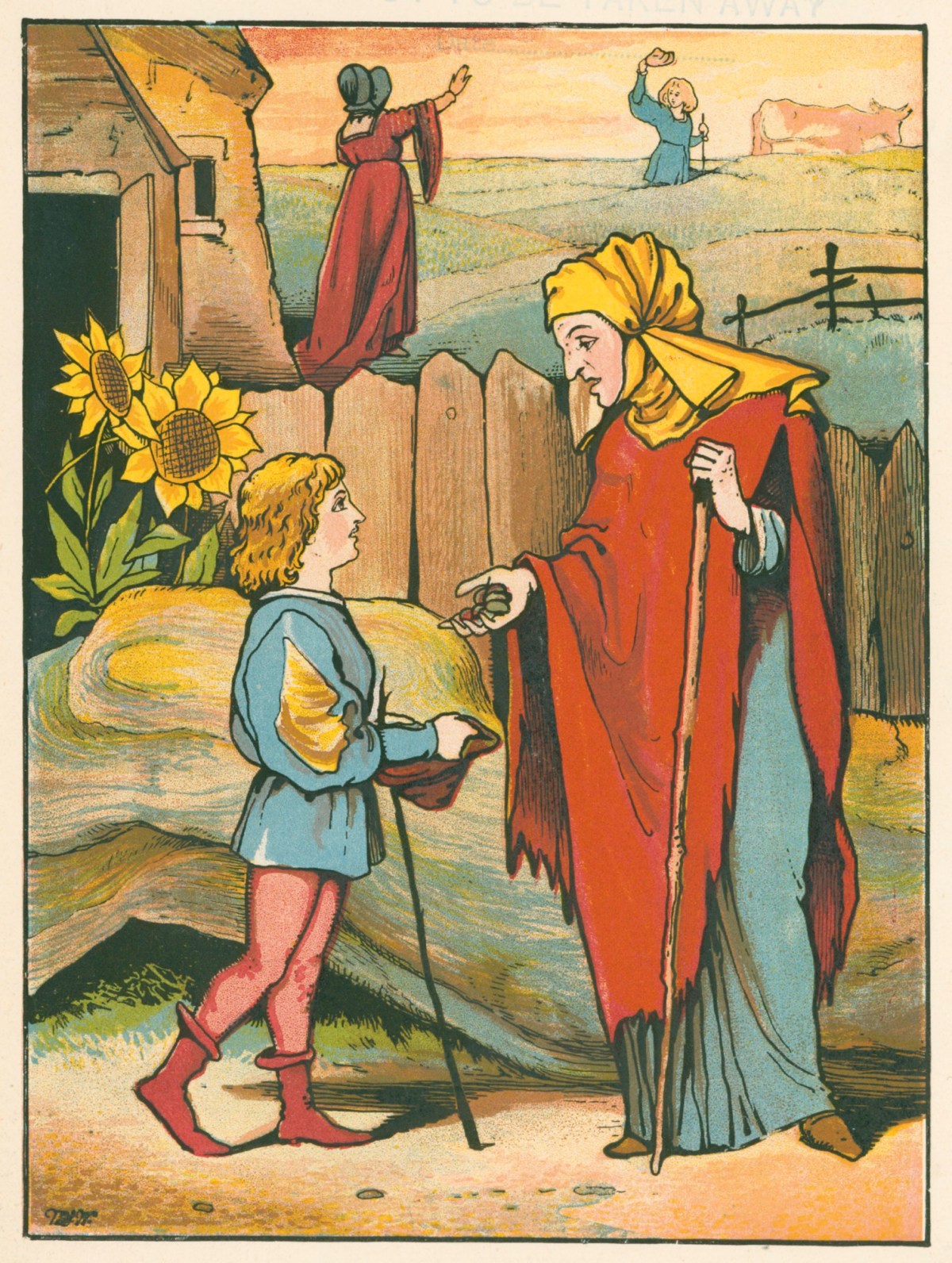 Unidentified artist, Jack sells his mother's cow
