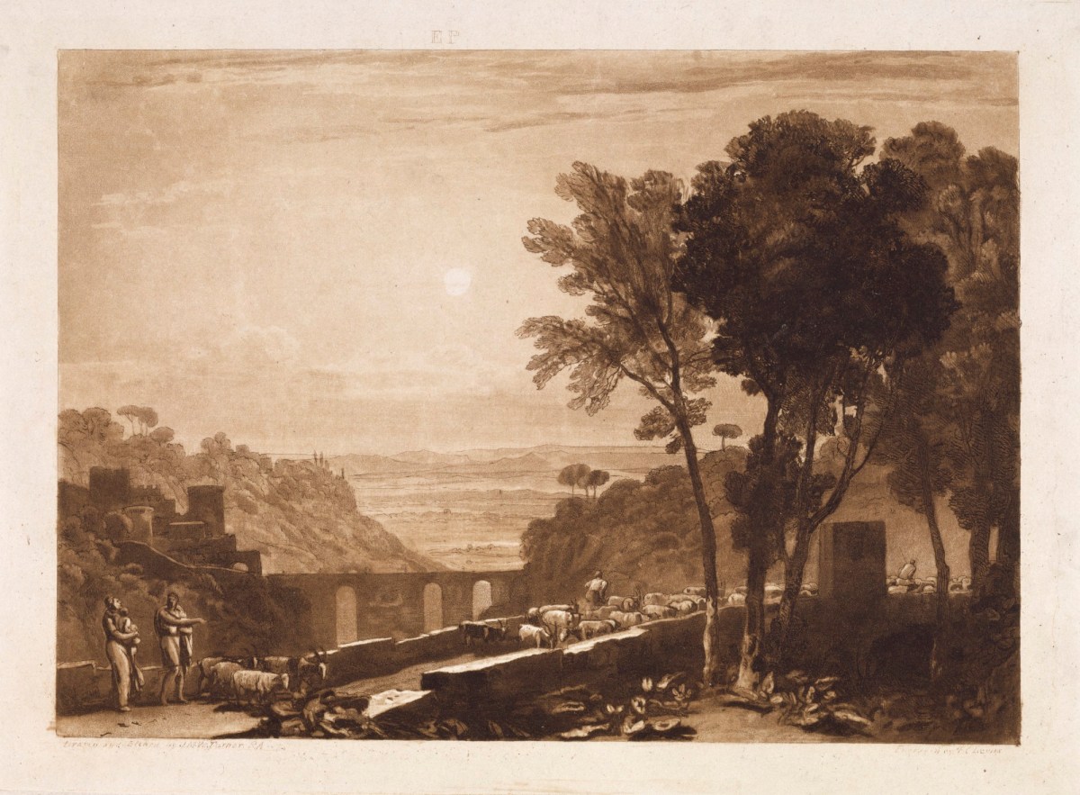 J.M.W. Turner RA, The Bridge and Goats