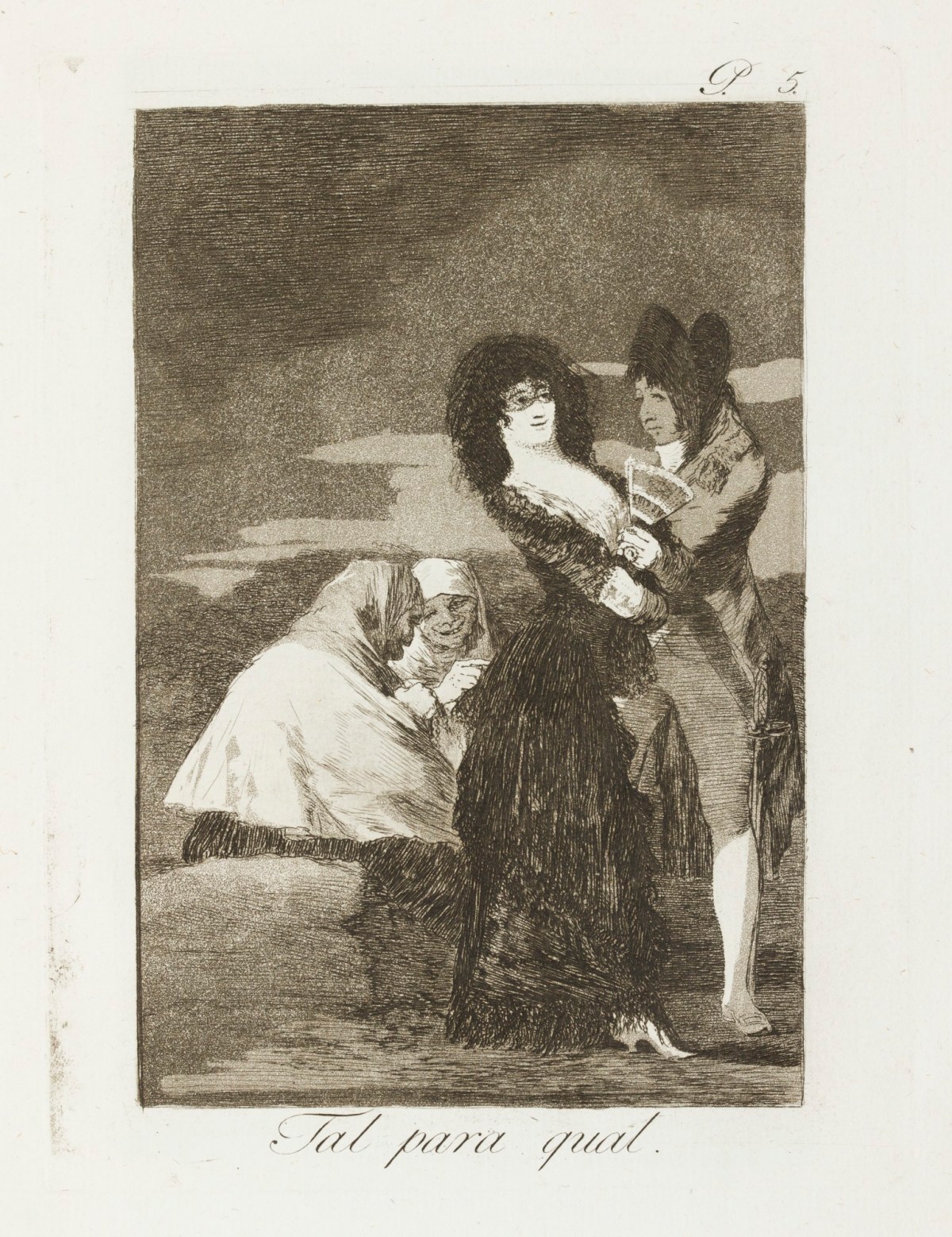 Francisco Goya, 'Tal para qual.'