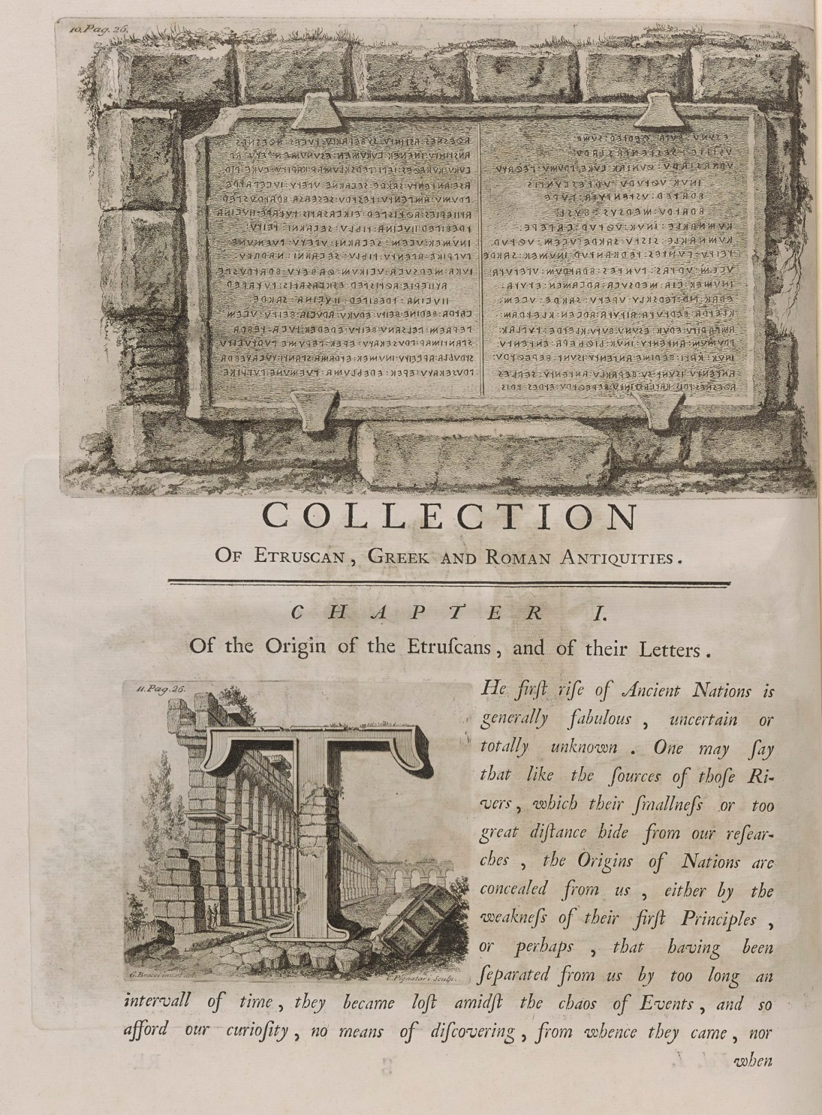 Sir William Hamilton, Of the Origin of the Etruscans, and of their Letters
