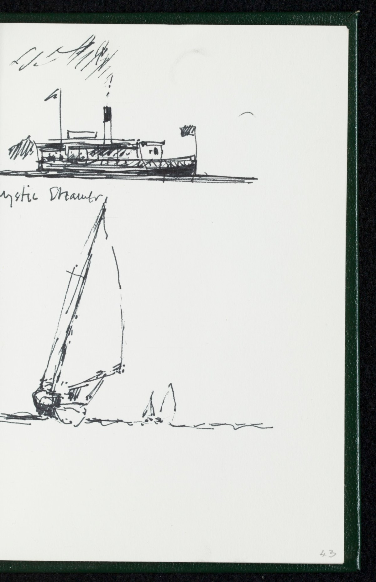 Sir Hugh Casson PRA, New England Connecticut sketchbook