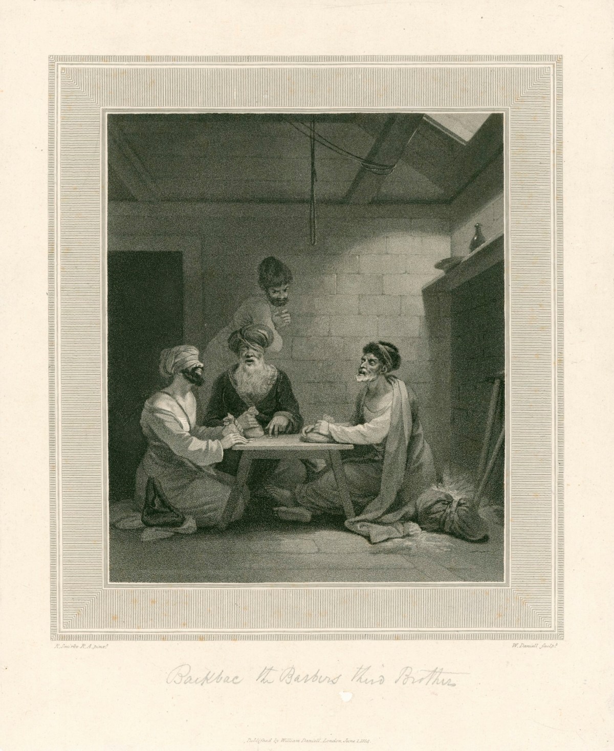 William Daniell RA, Backbac, the Barber's third brother