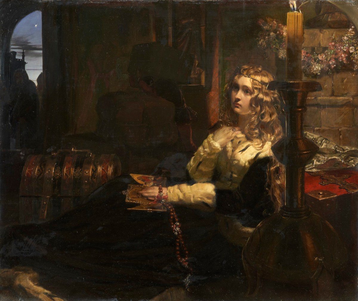 Elizabeth Woodville in her Sanctuary, Westminster after the abstraction of  her eldest Son, the Prince of Wales, by his Uncle Richard Crookback | Works  of Art | RA Collection | Royal Academy of Arts