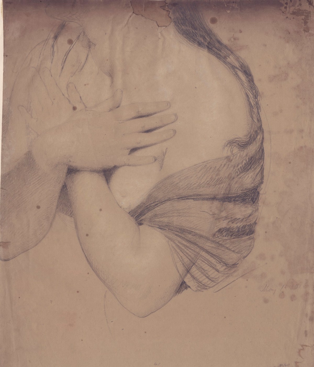 Benjamin Robert Haydon, Study for Jairus's daughter for 'Christ's entry into Jerusalem'