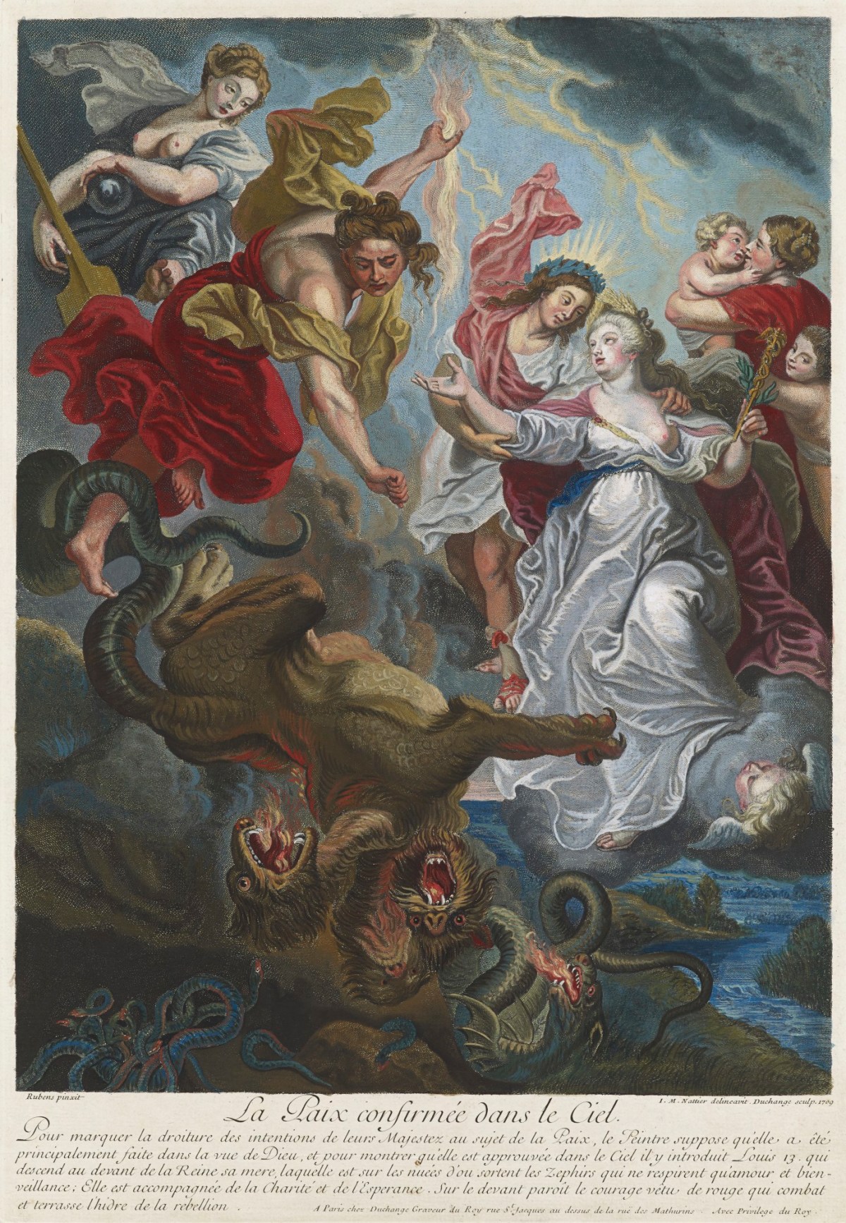 Peter Paul Rubens, La Paix confirmée dans le Ciel