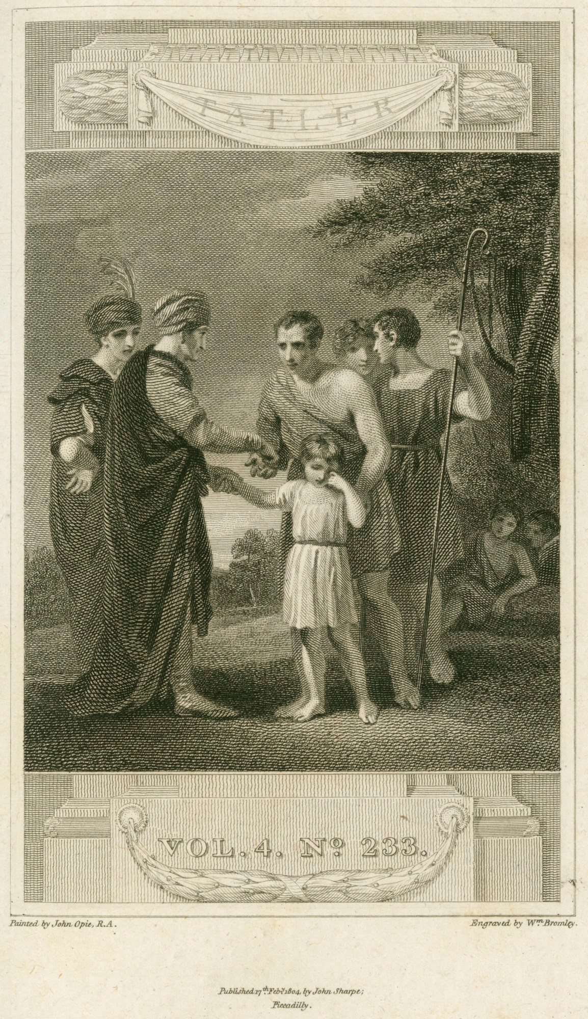John Opie RA, Illustration to The Tatler, No. 233