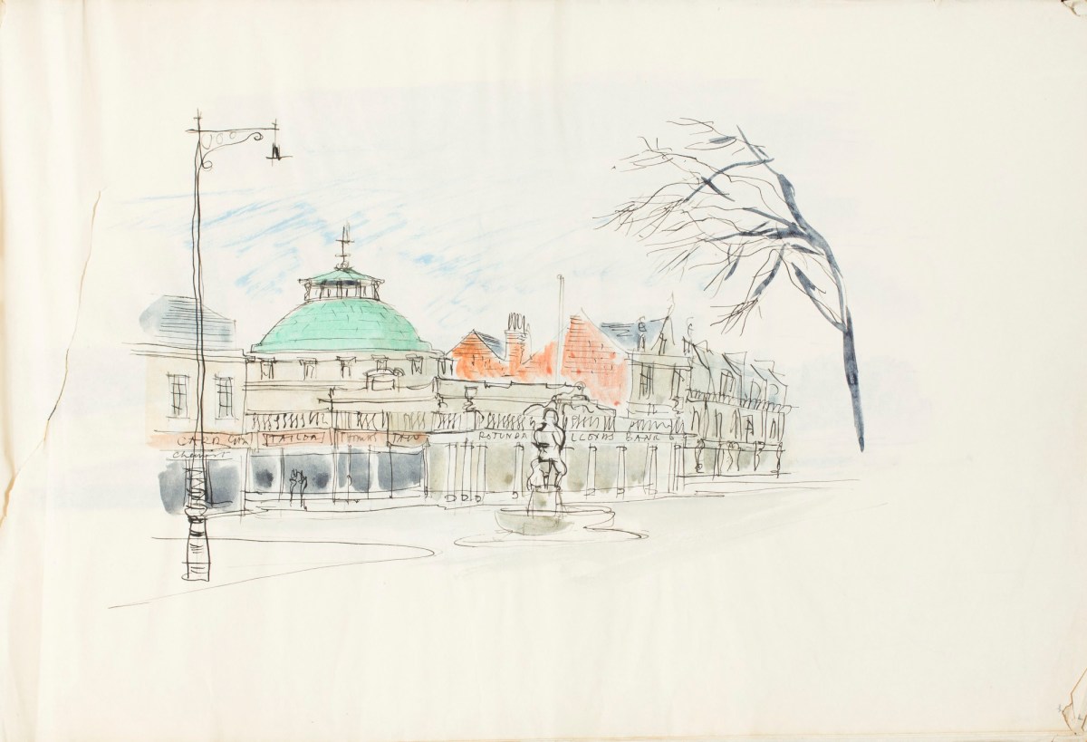 Sir Hugh Casson PRA, Montpellier Rotunda, Cheltenham