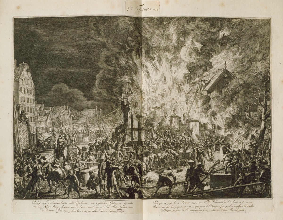 Jan van der Heyden the elder, Beschryving der nieuwlyks uitgevonden en geoctrojeerde slang-brand-spuiten, en haare wijze van brand-blussen, ...