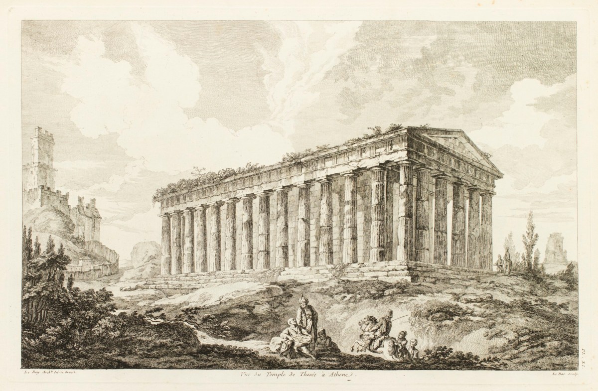Julien-David Le Roy, View of the Temple of Hephaistos, Athens