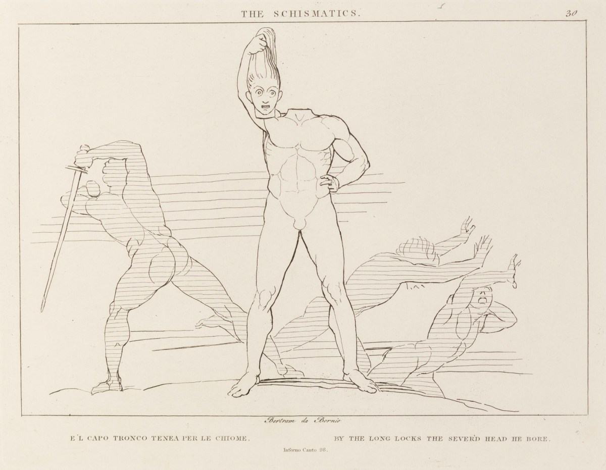 John Flaxman RA, 'The Schismatics' (from The Divine Comedy)