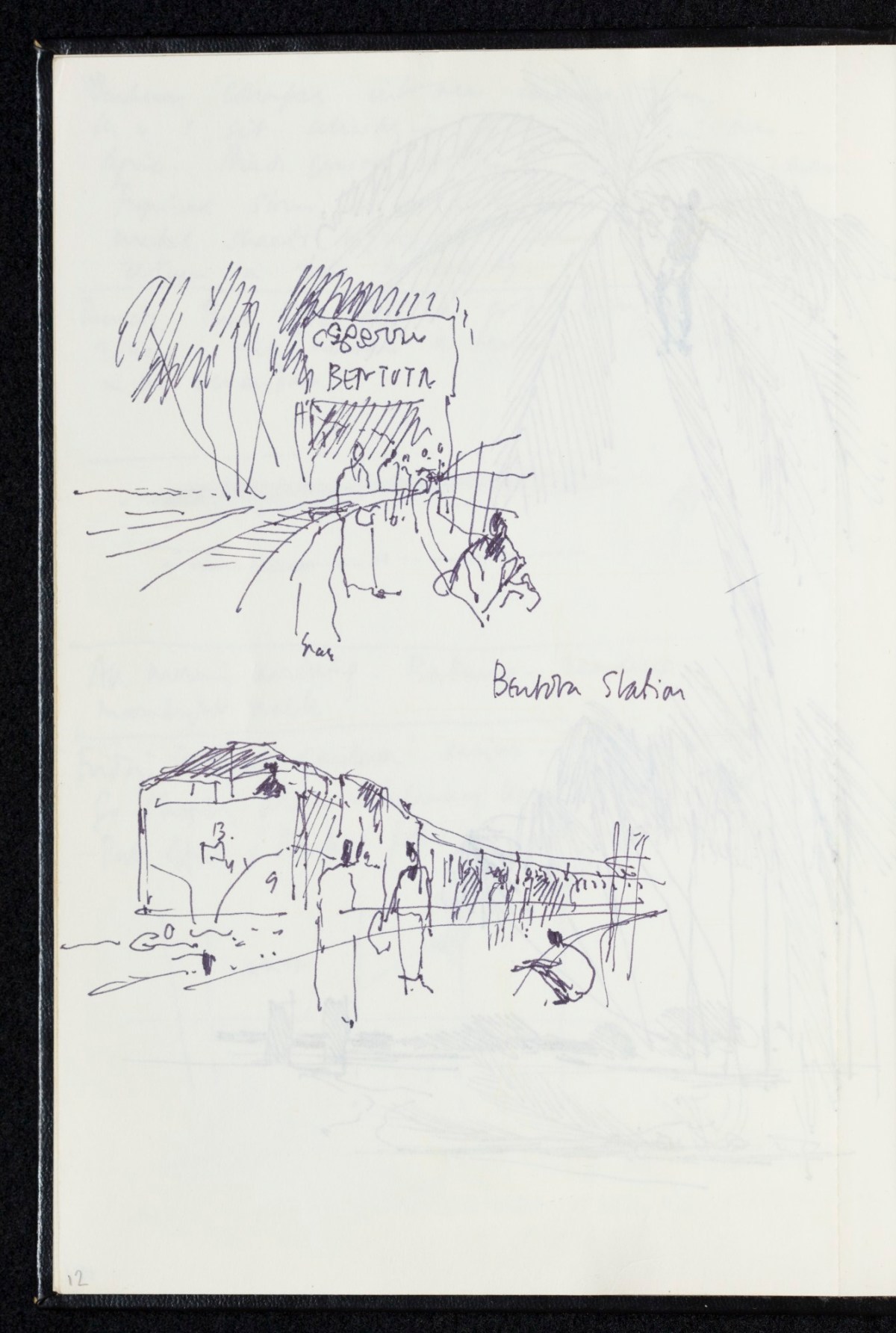 Sir Hugh Casson PRA, Sri Lanka sketchbook