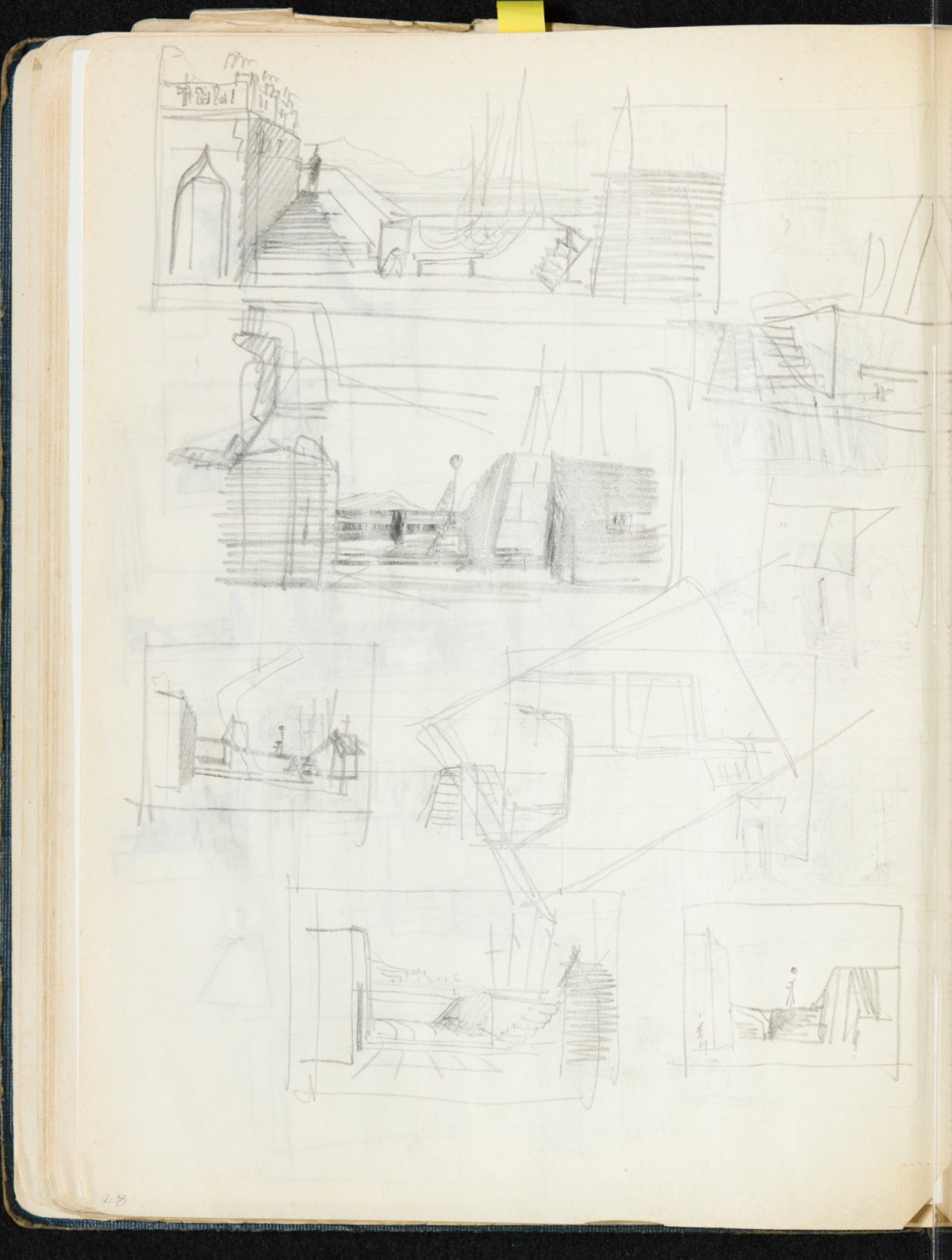 Sir Hugh Casson PRA, Britannia and Glyndebourne sketchbook