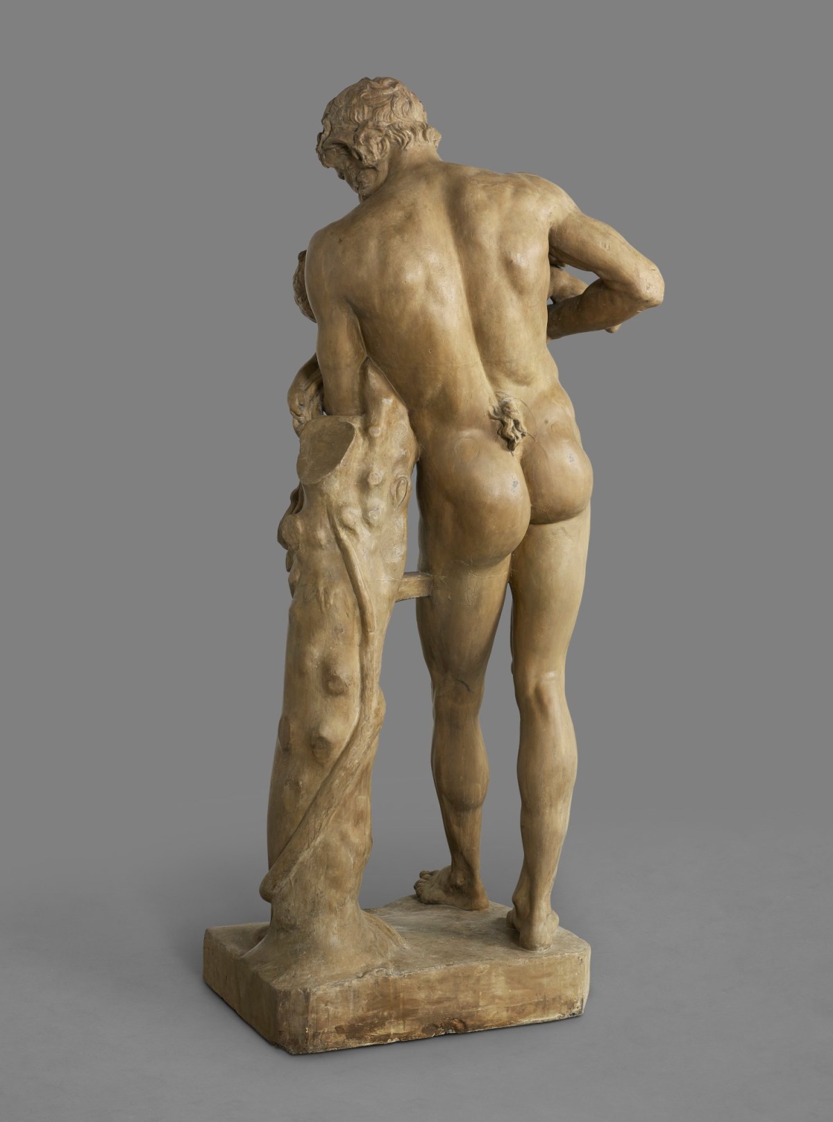 Unidentified Roman sculptor, Cast of Silenus with the Infant Bacchus