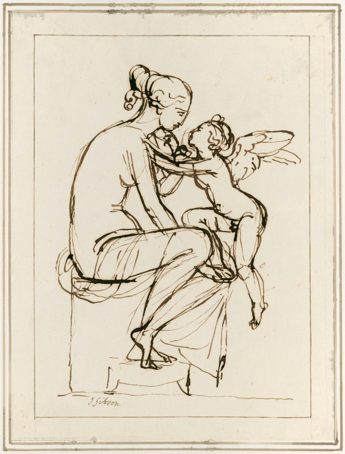 John Gibson RA, Venus and Cupid (?)