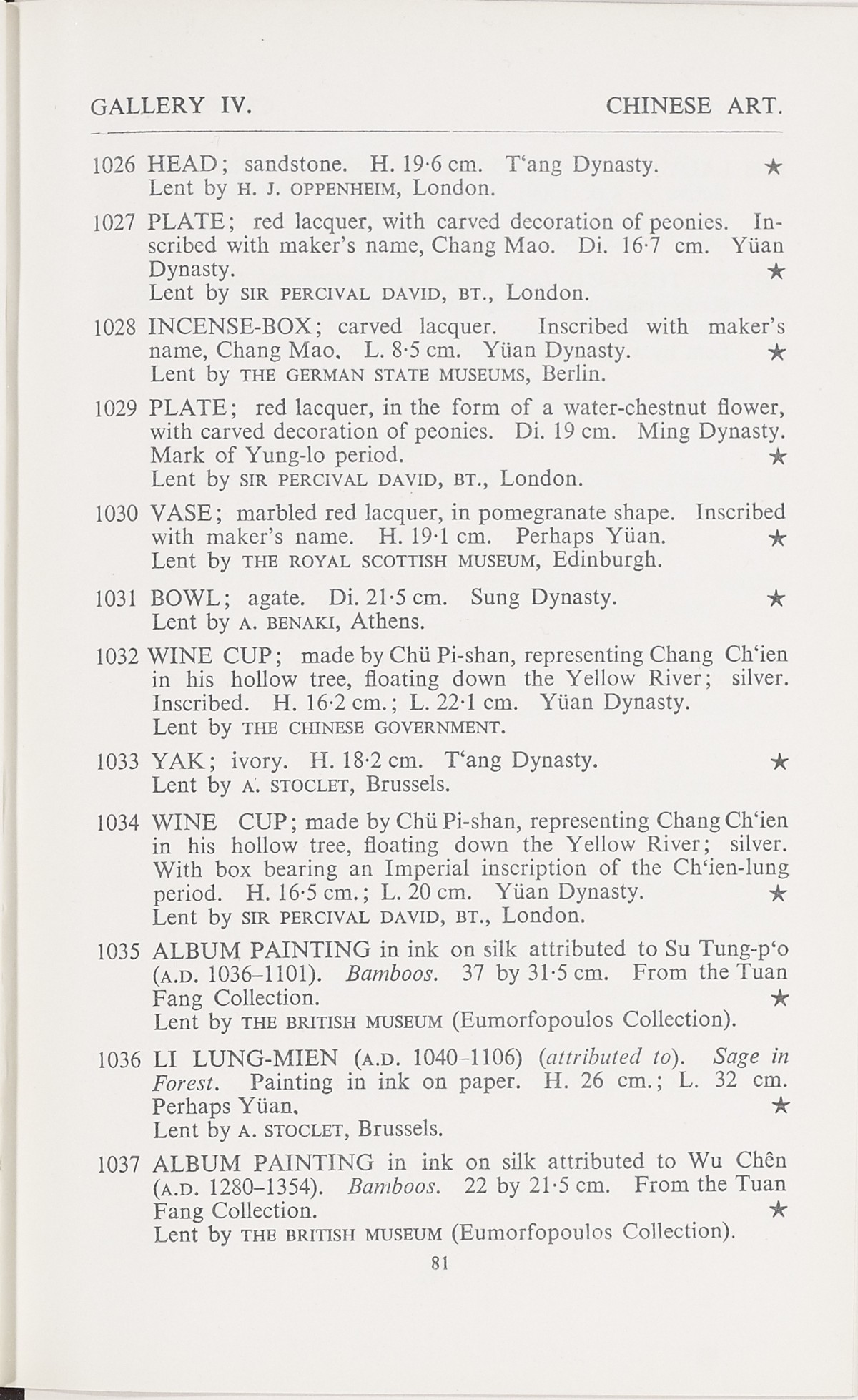 Page 109 of 1935-36 - International Exhibition of Chinese Art