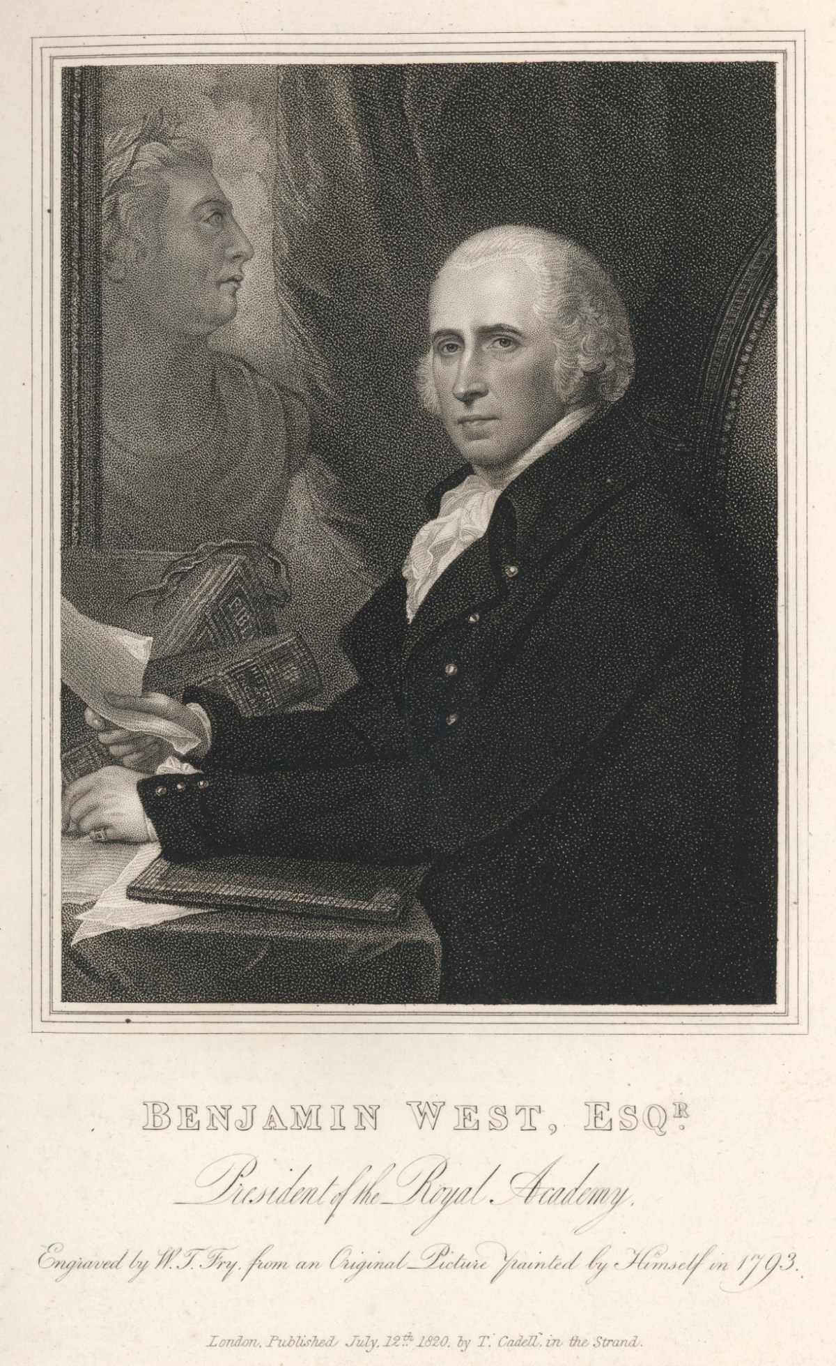 Benjamin West PRA, Self-portrait