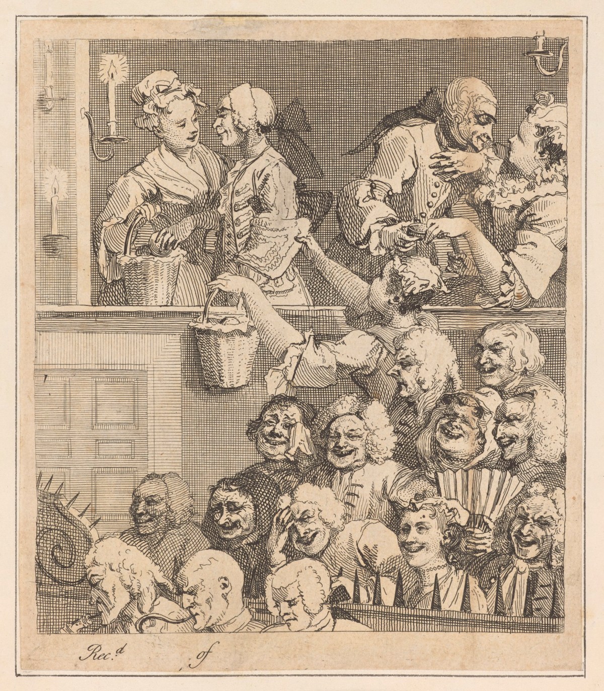 William Hogarth, The Laughing Audience
