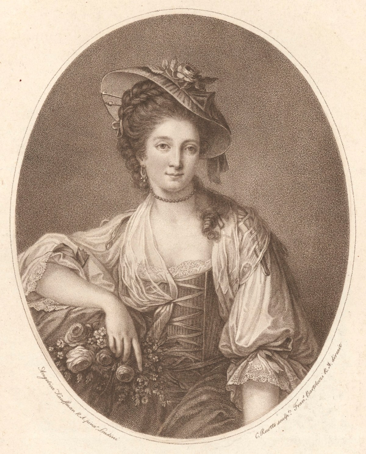 Angelica Kauffman RA, Portrait of Elizabeth (Vernon), Countess of Harcourt