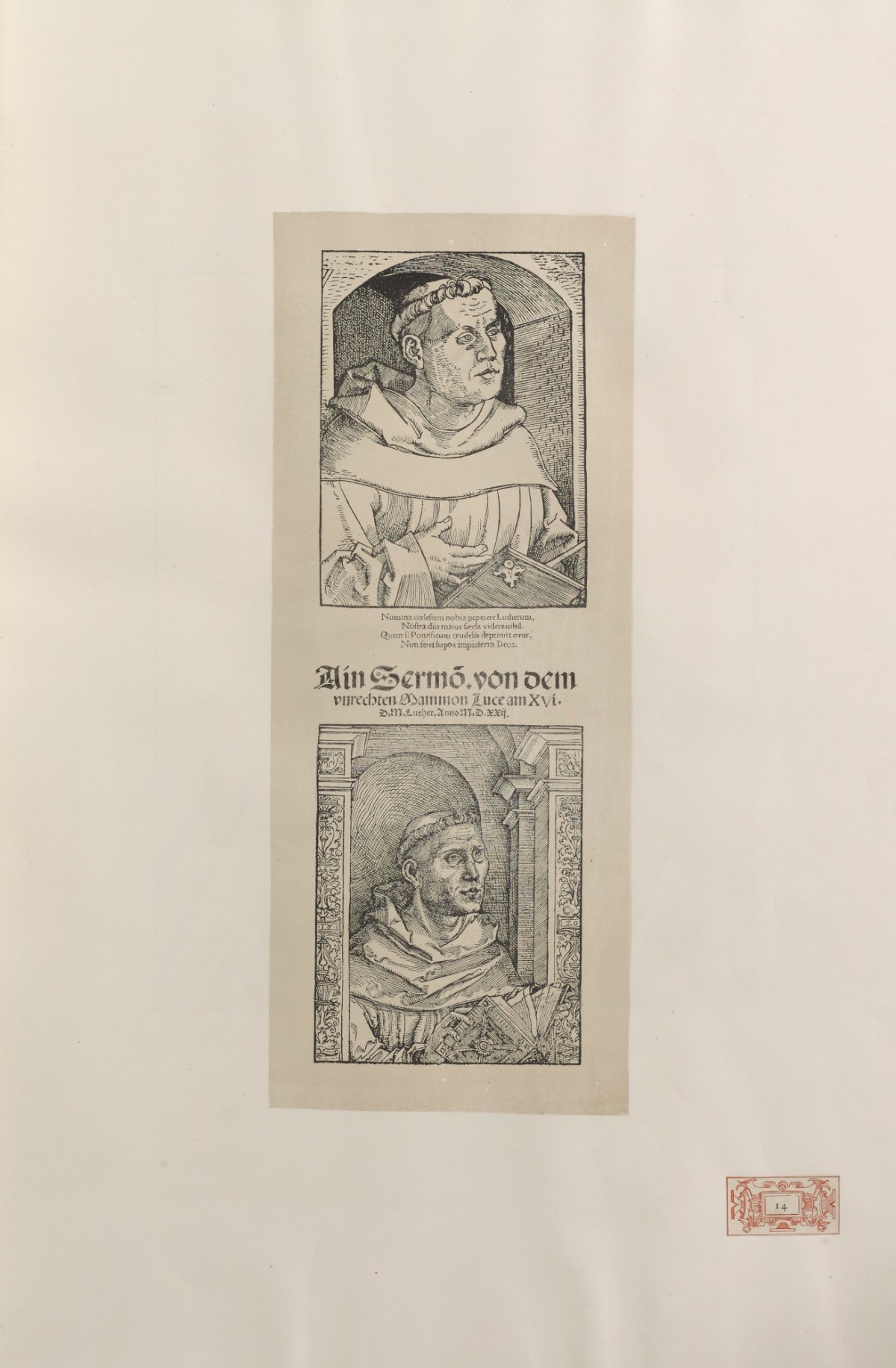 Unknown artist, Portrait of Martin Luther