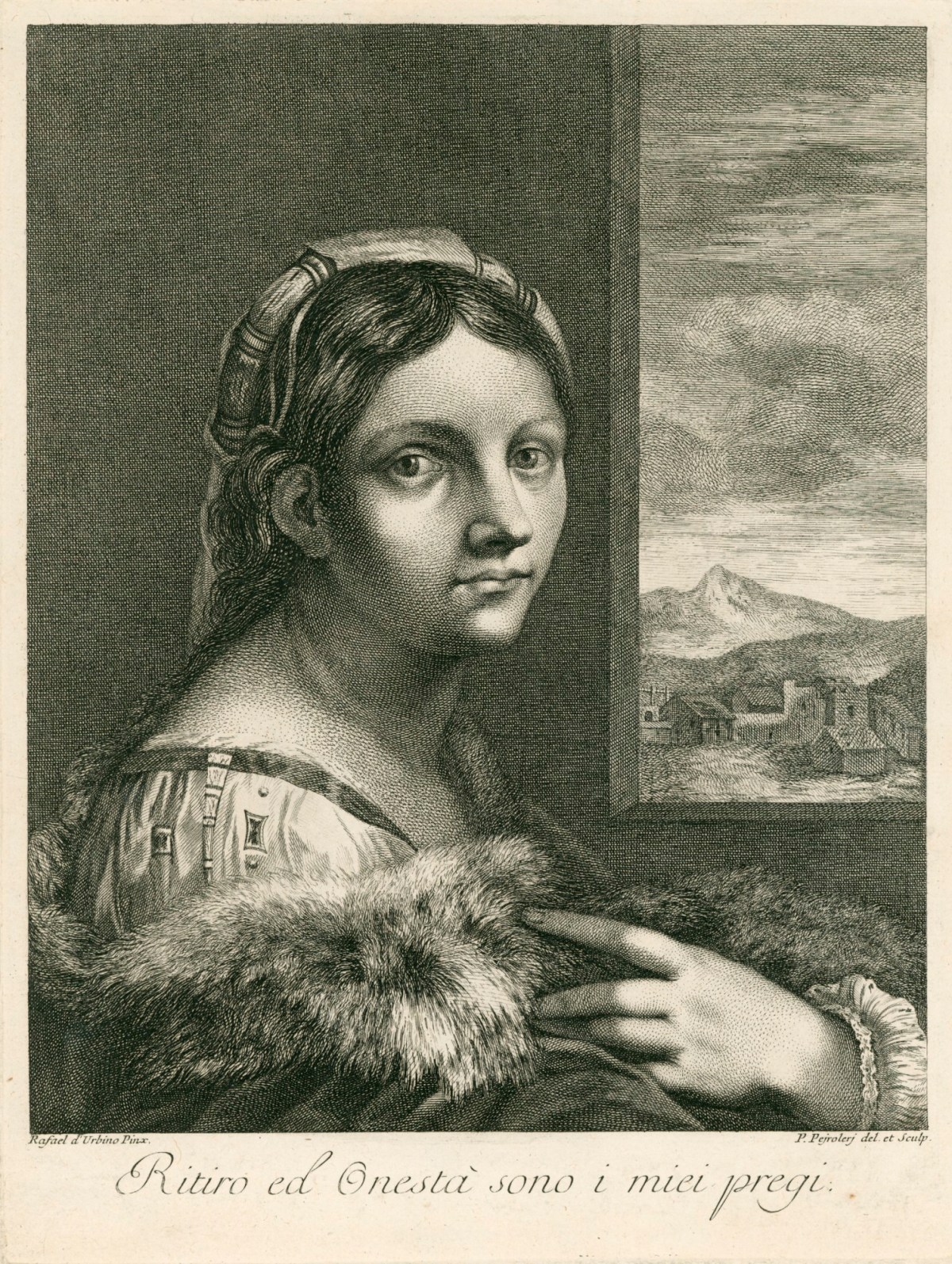 Pietro Peiroleri, Portrait of a young woman