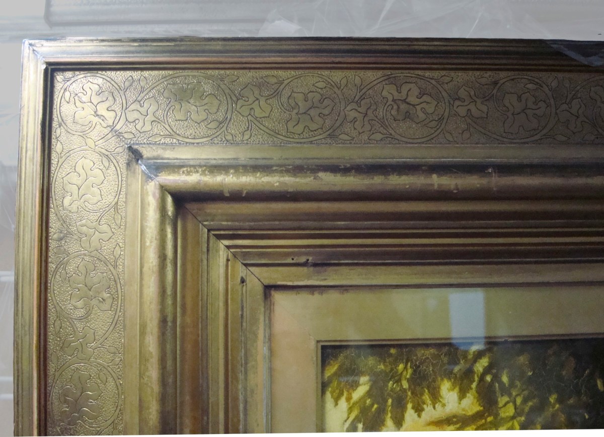 W.A. Smith - London and Nottingham, Frame for Sir Frank Dicksee PRA 'Startled'
