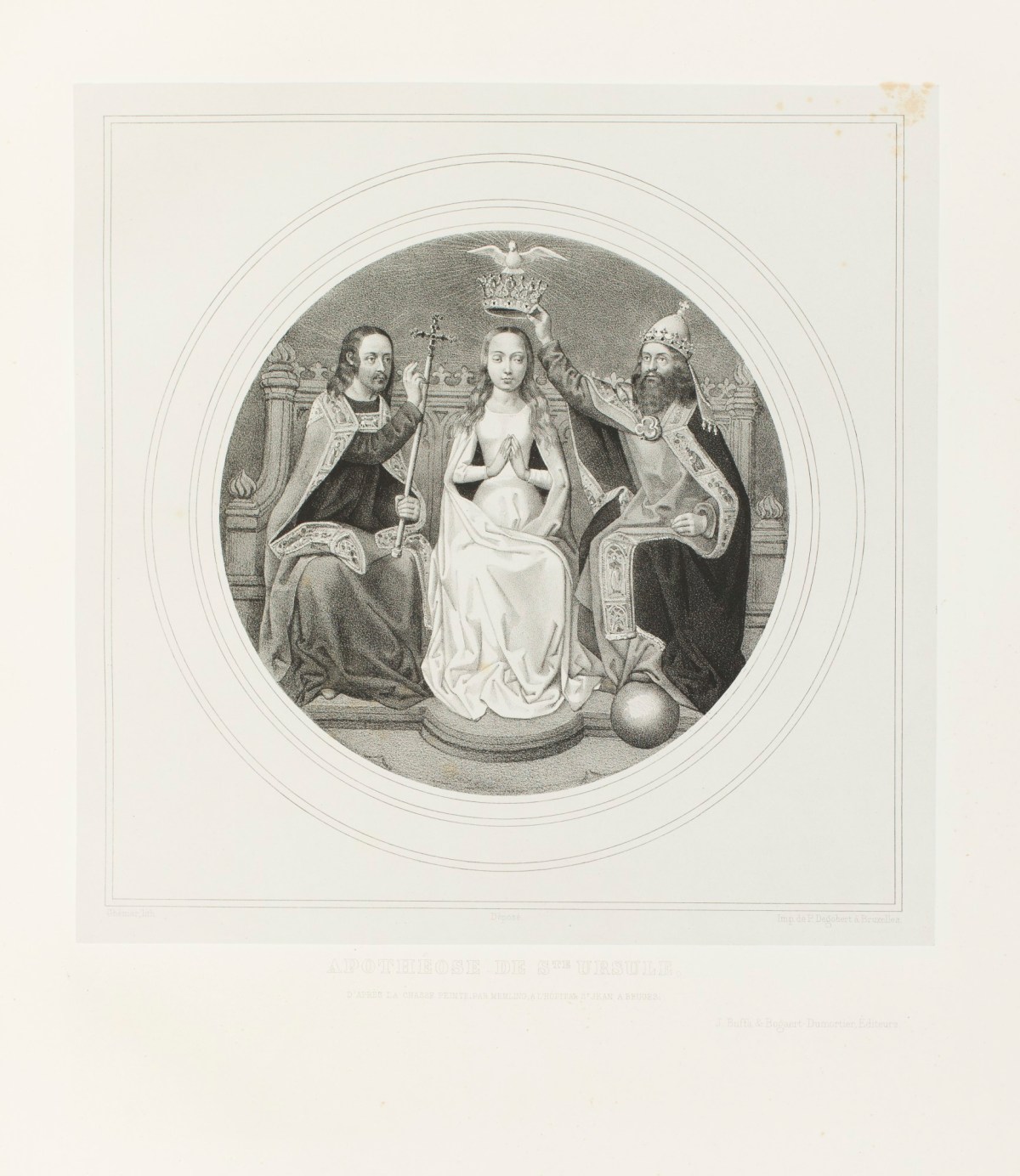 Hans Memling, 'Apothéose de Ste Ursule.'
