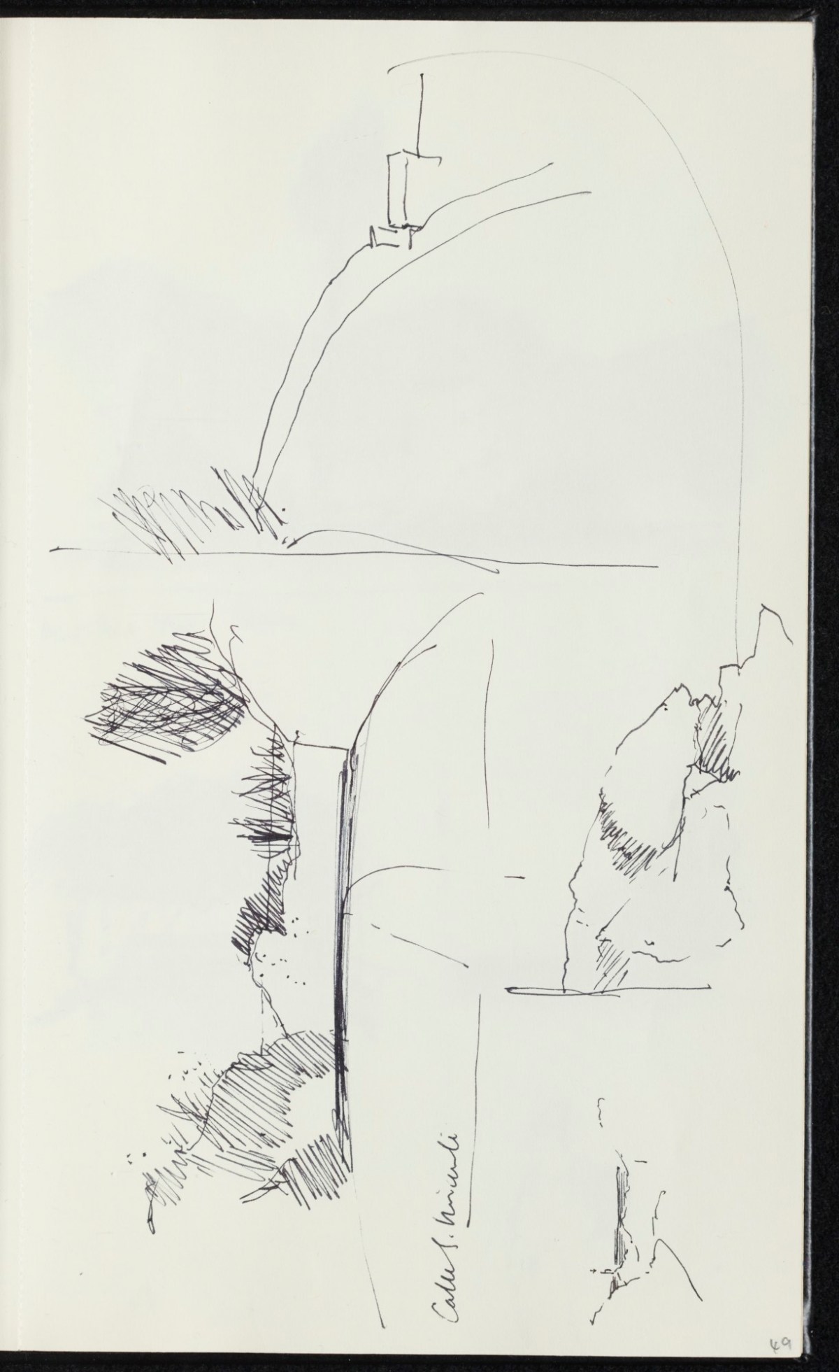 Sir Hugh Casson PRA, Majorca, Italy and Pembrokeshire sketchbook