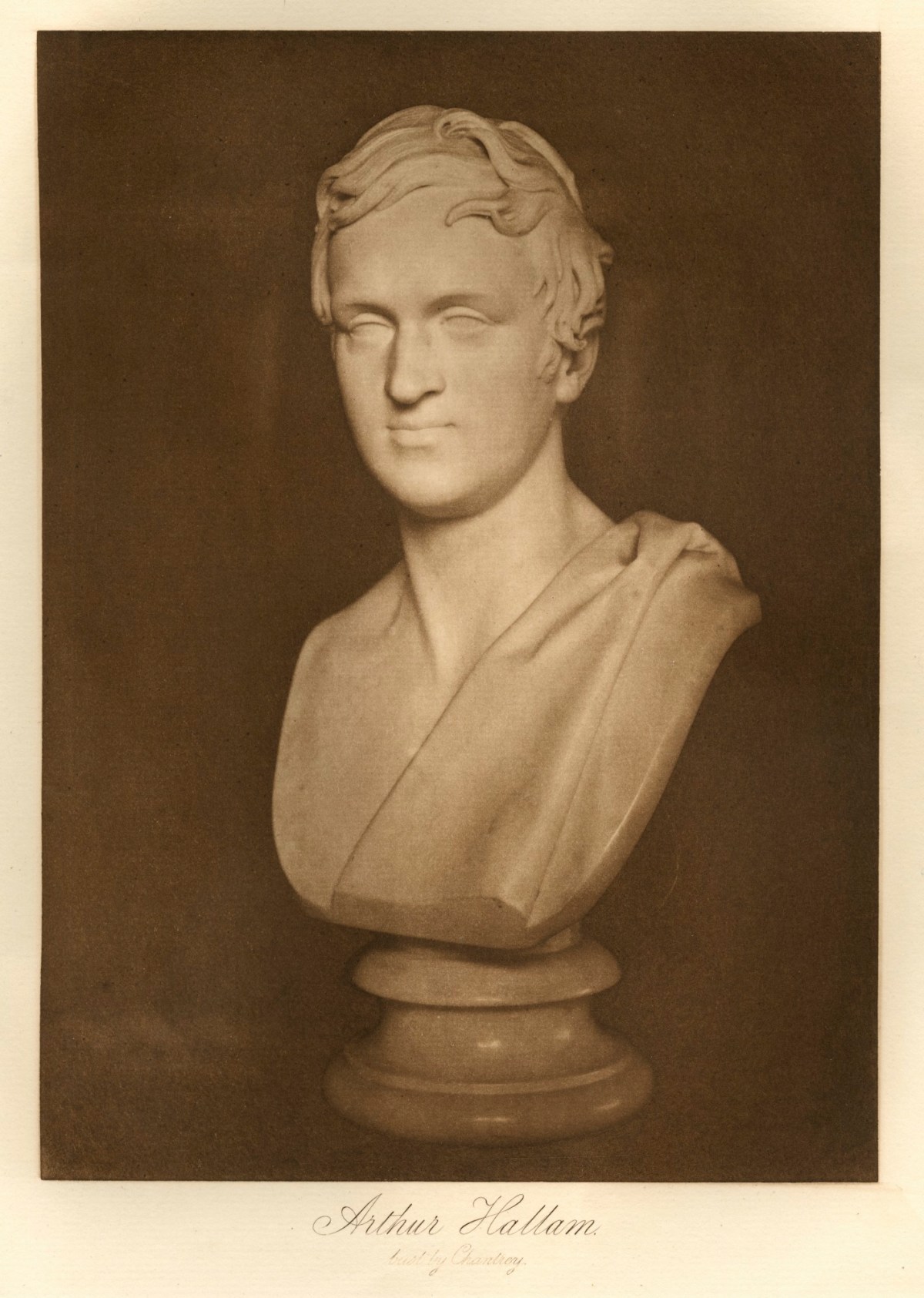 Henry Herschel Hay Cameron? and J.C. Smith?, Bust of Arthur Hallam by Sir Francis Chantrey R.A.