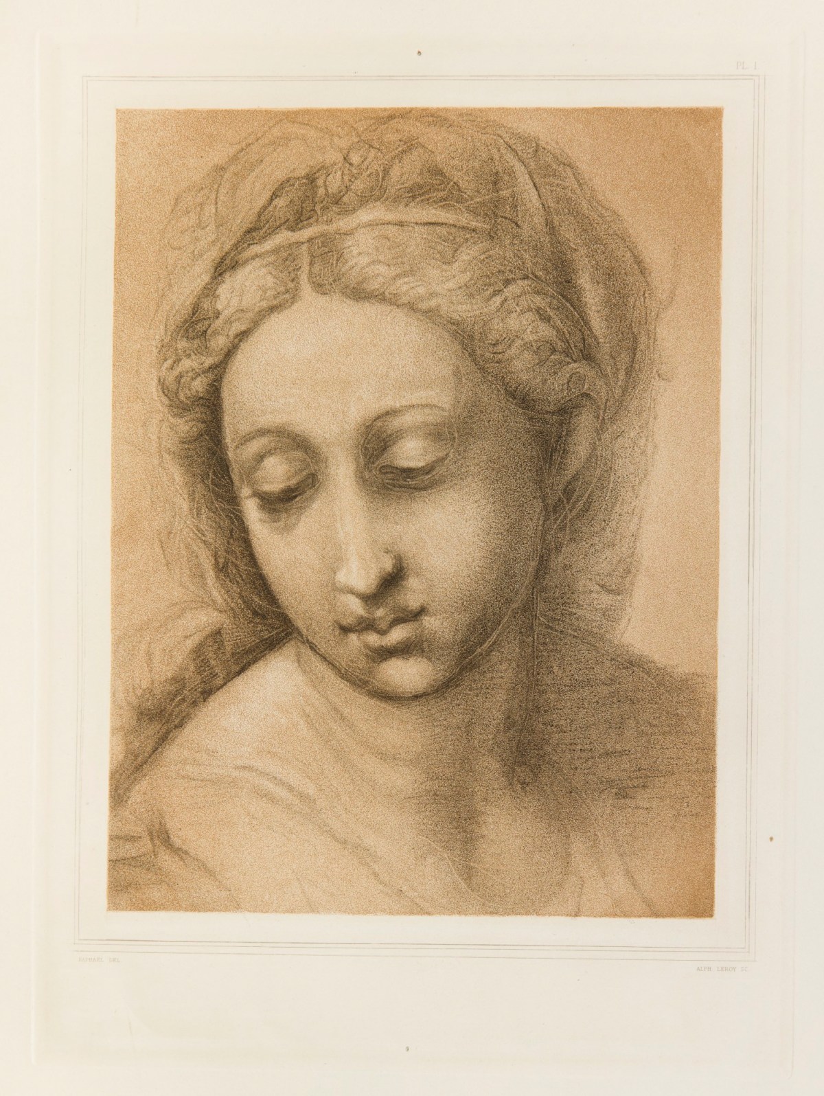 Raphael, Head of the Holy Virgin, called 'The Pearl'.