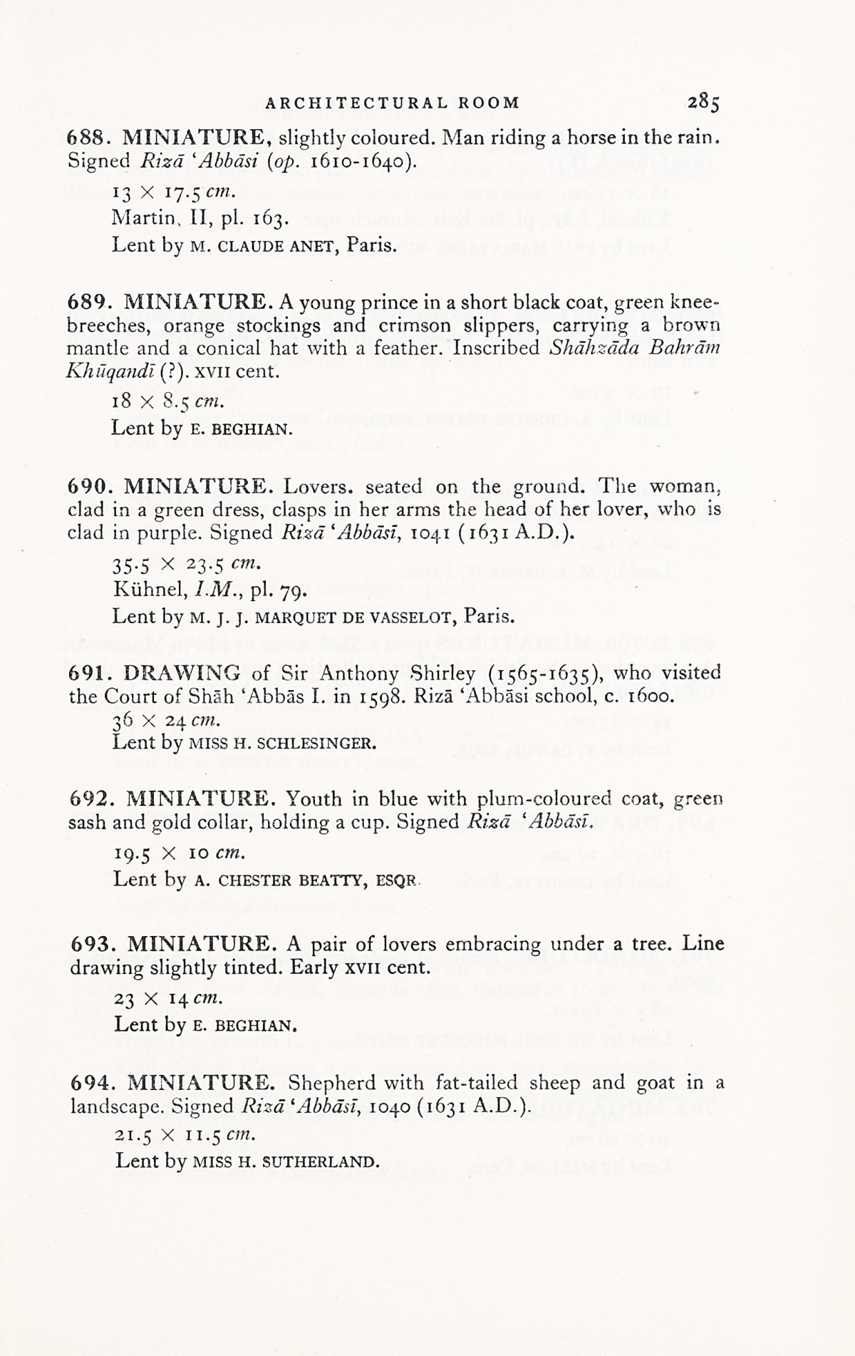 Page 313 of 1931 - International Exhibition of Persian Art