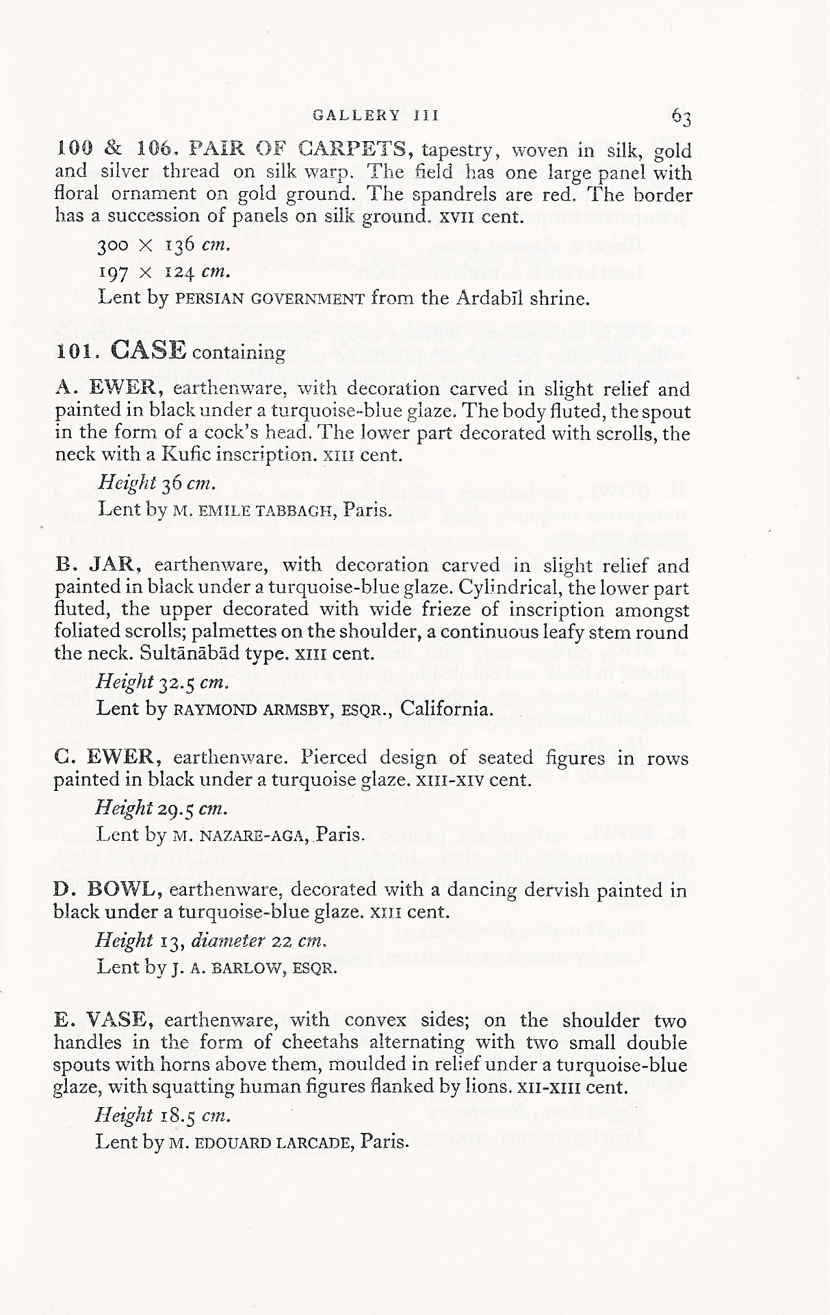 Page 91 of 1931 - International Exhibition of Persian Art