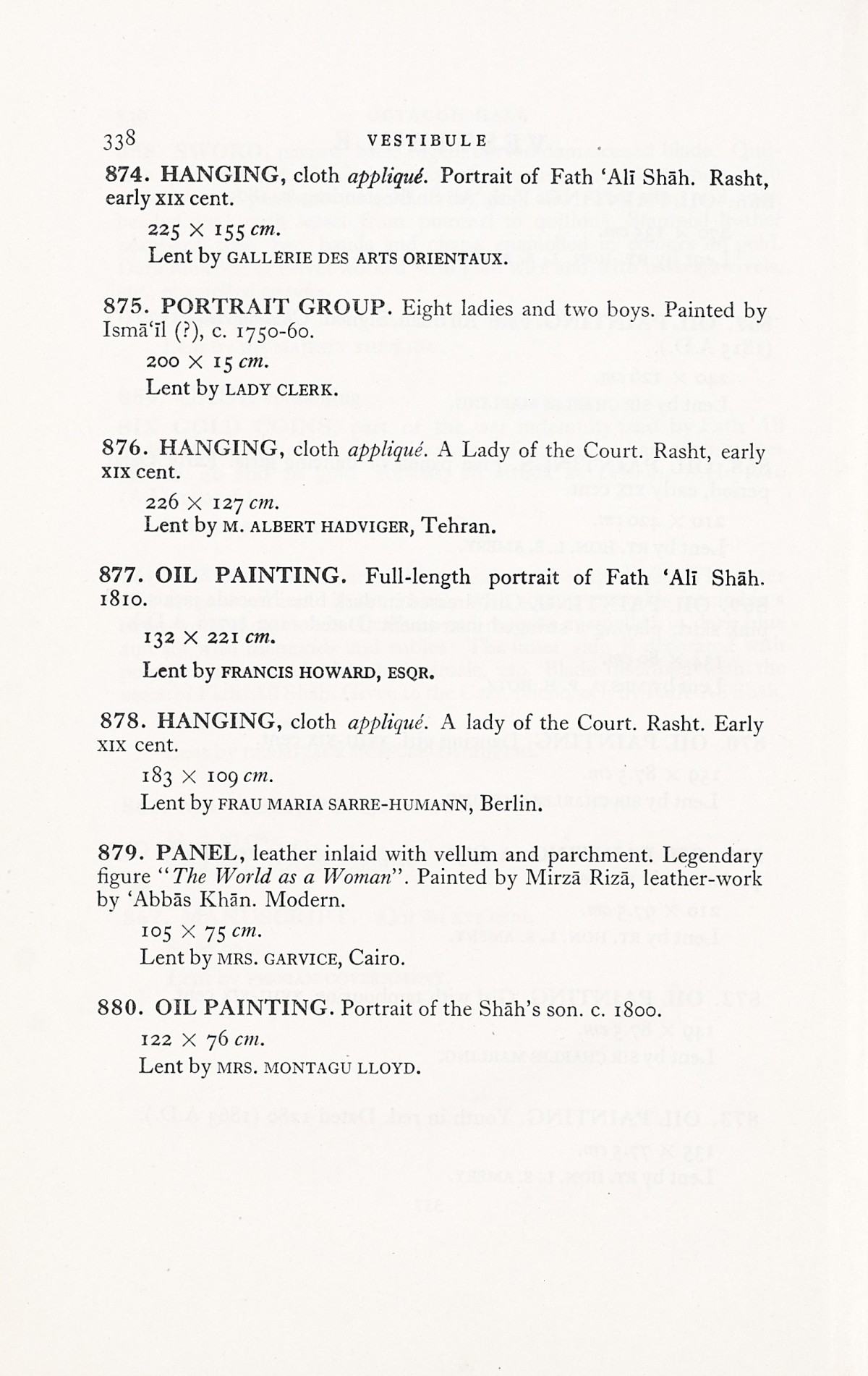 Page 366 of 1931 - International Exhibition of Persian Art