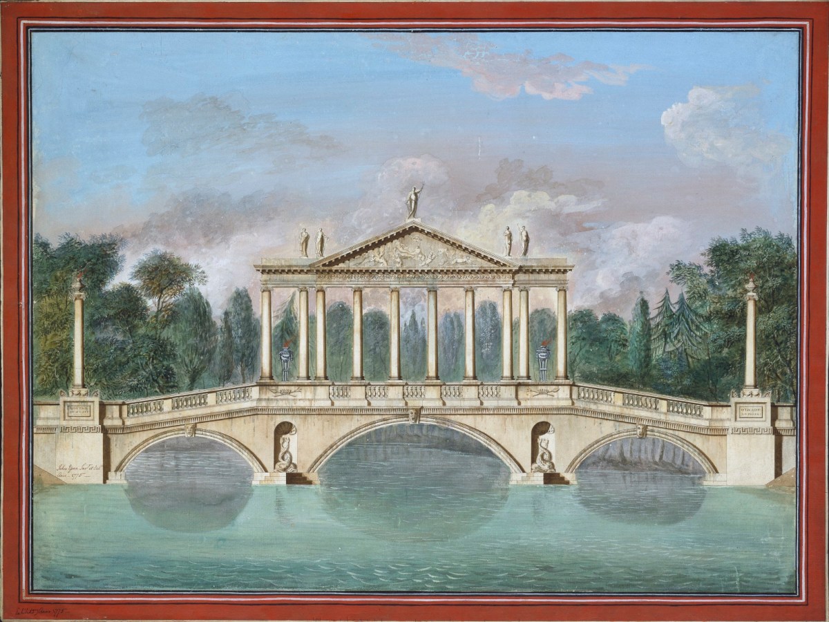 John Yenn RA, Design for a Palladian bridge: elevation