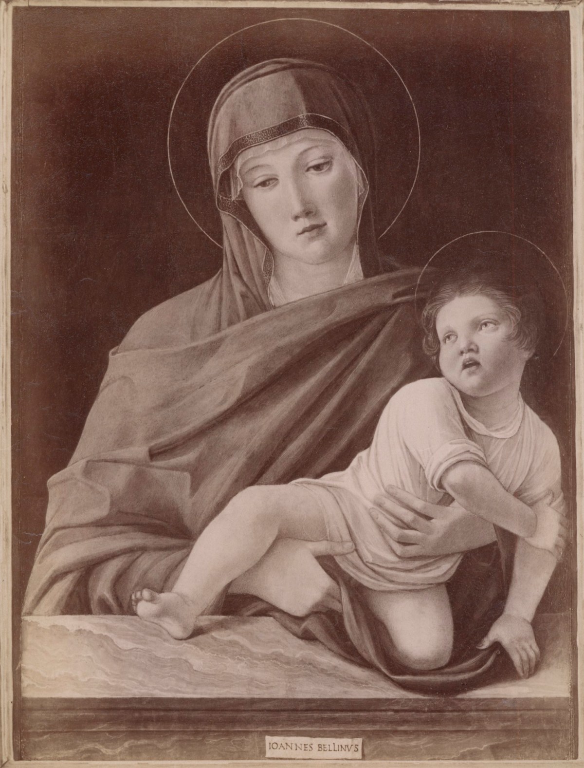 Fratelli Alinari Editori (Florence), Photograph of 'Madonna con Gesu Bambino' by Giovanni Bellini