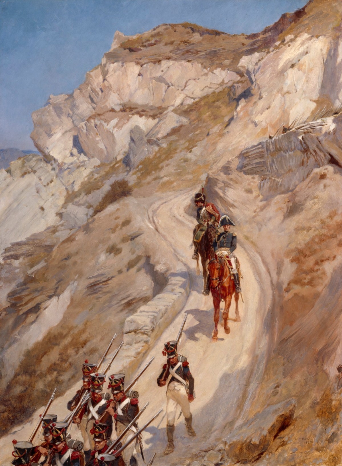 Andrew C. Gow RA, A Mountain Pass