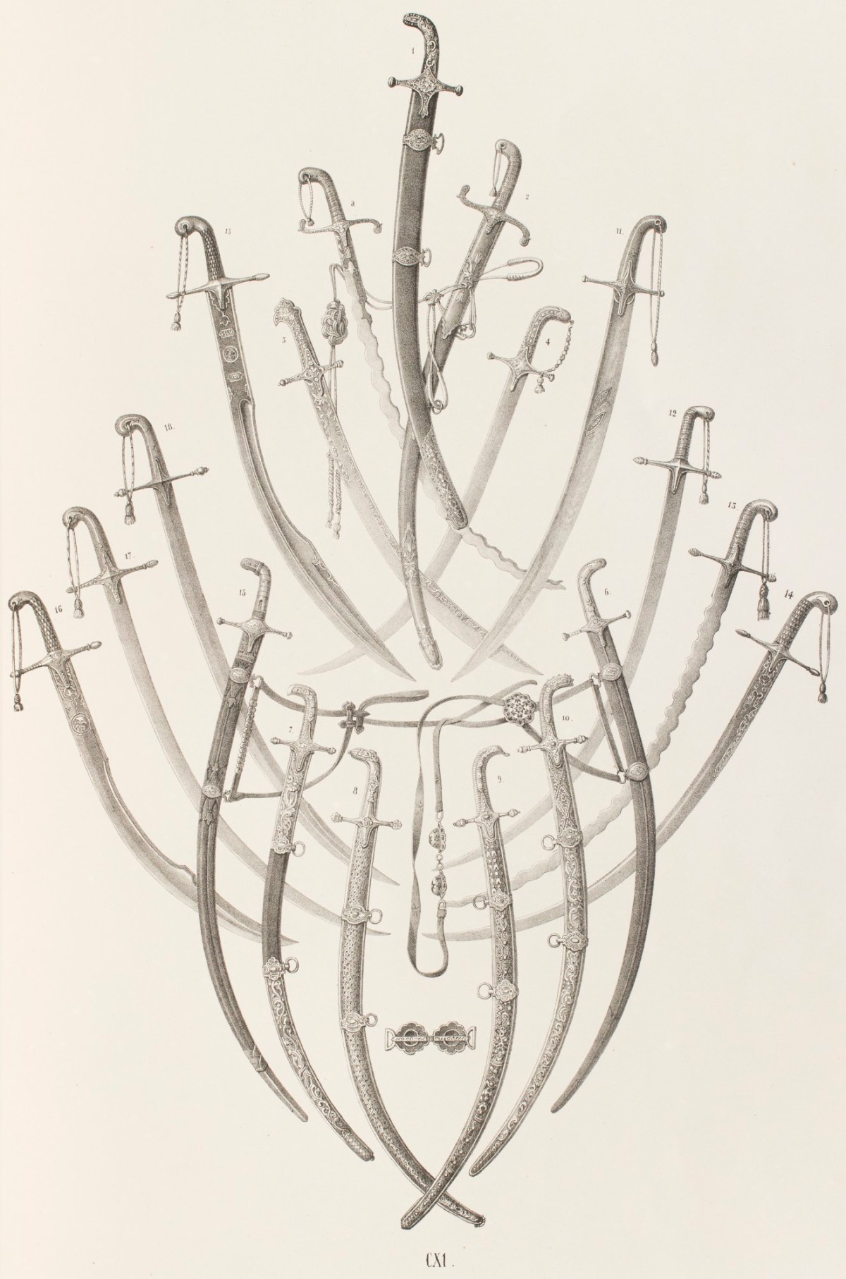 Alois Gustav Rockstuhl, Oriental sabres