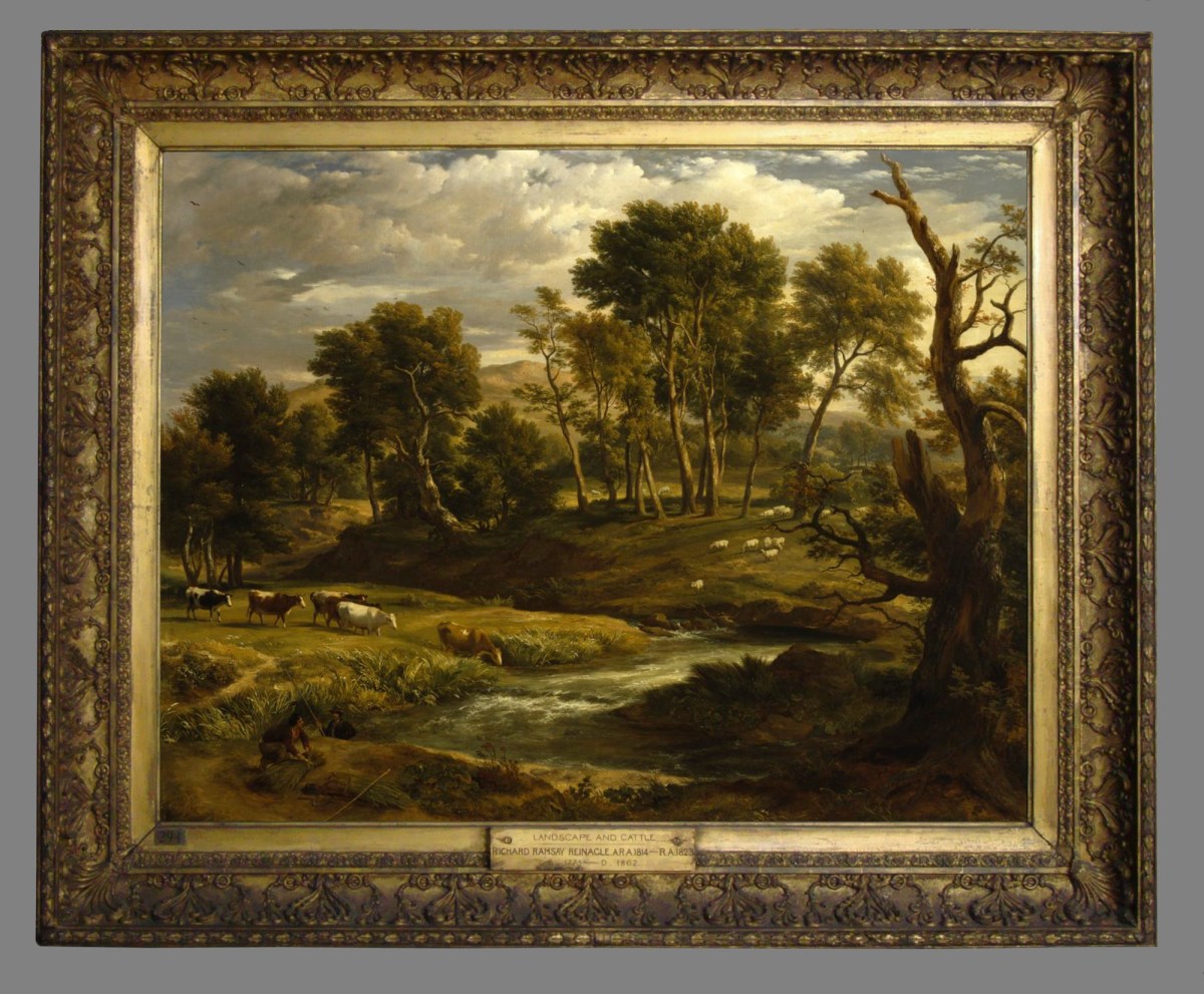 Unknown, Frame for R.R. Reinagle RA 'Landscape and Cattle'