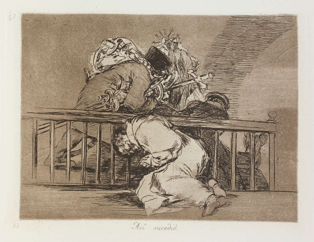 Francisco Goya, 'Así sucedió.'