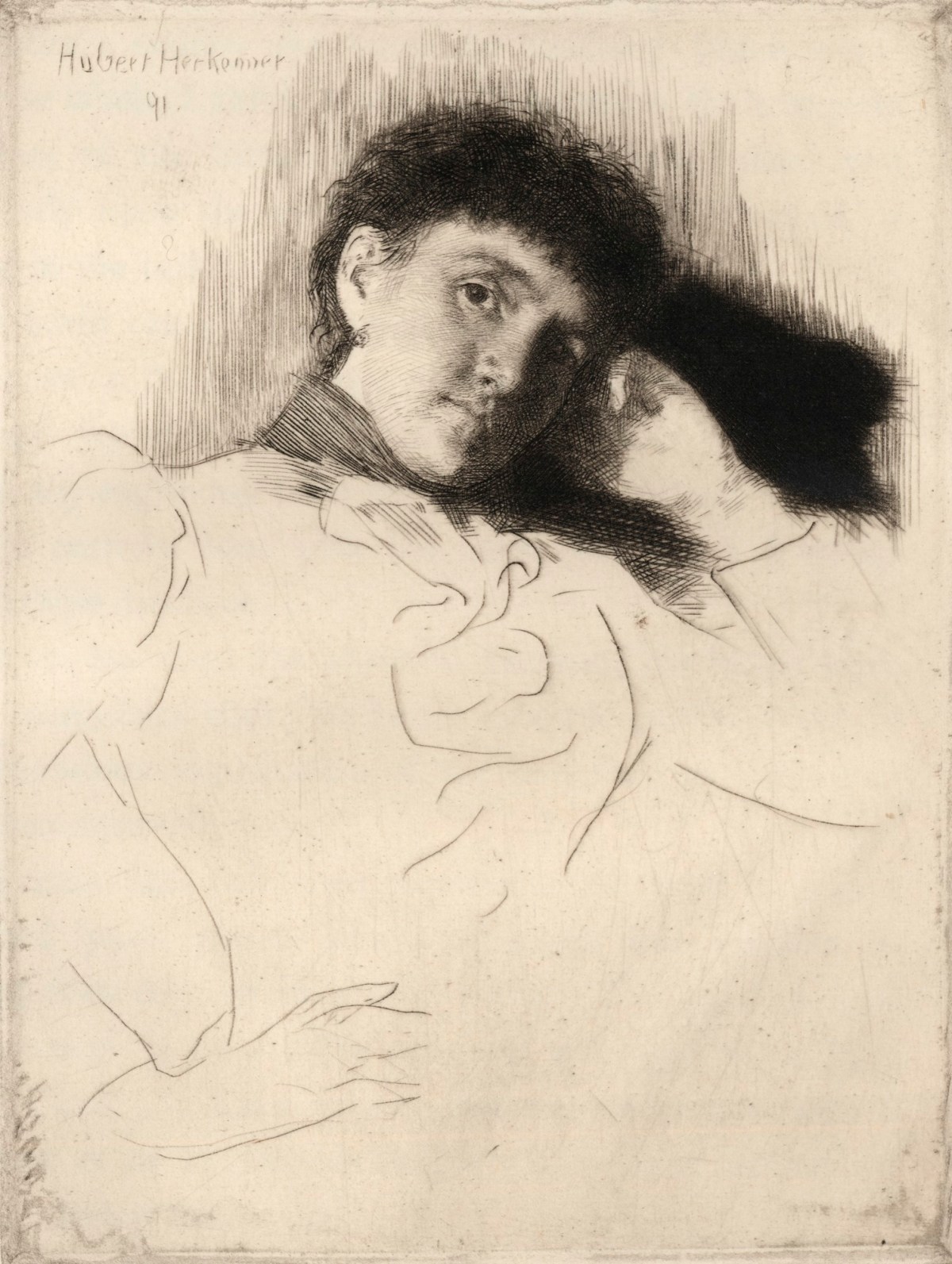Sir Hubert von Herkomer RA, A Study