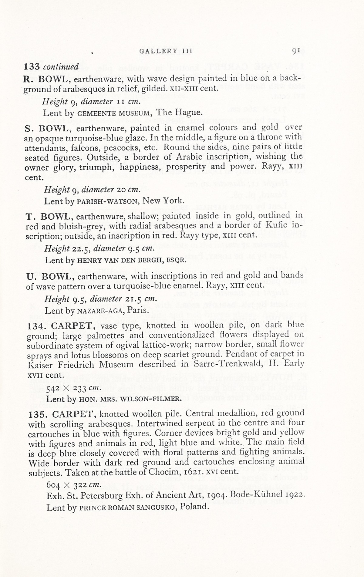 Page 119 of 1931 - International Exhibition of Persian Art