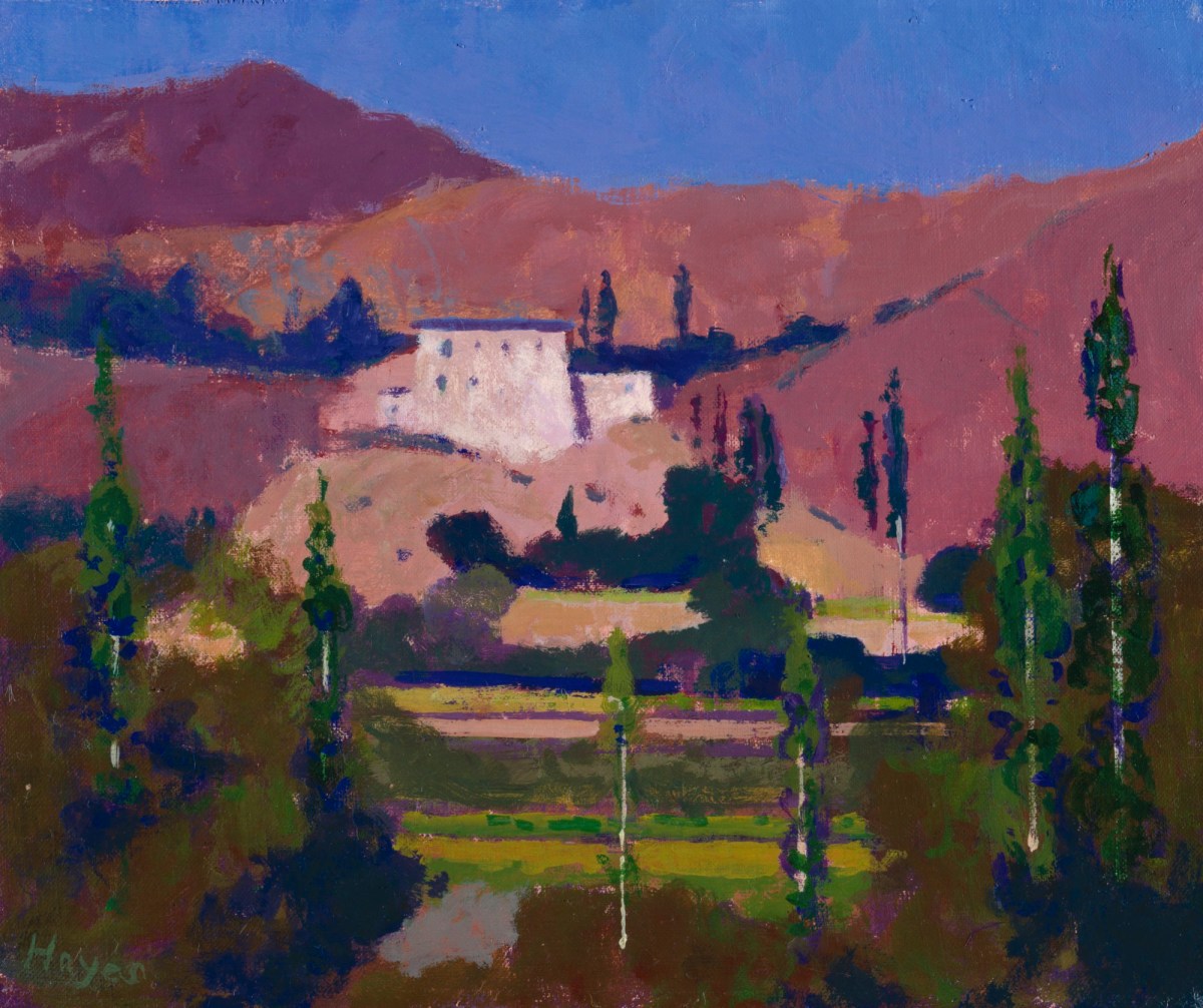 Colin Hayes RA, Landscape in Northern India