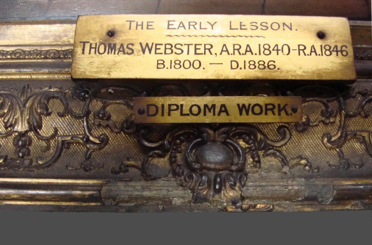 Unknown, Frame for Thomas Webster RA 'The Early Lesson'