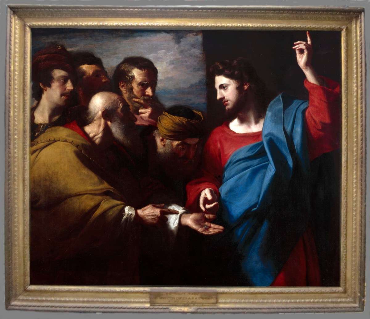 Unknown, Frame for John Singleton Copley RA 'The Tribute Money'
