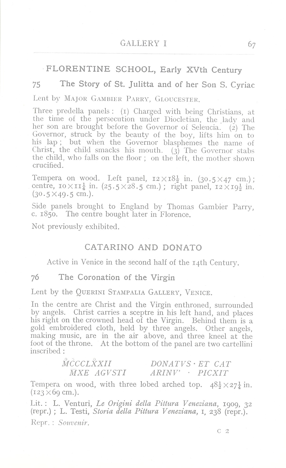 Page 71 of 1930 - Exhibition of Italian Art 1200-1900