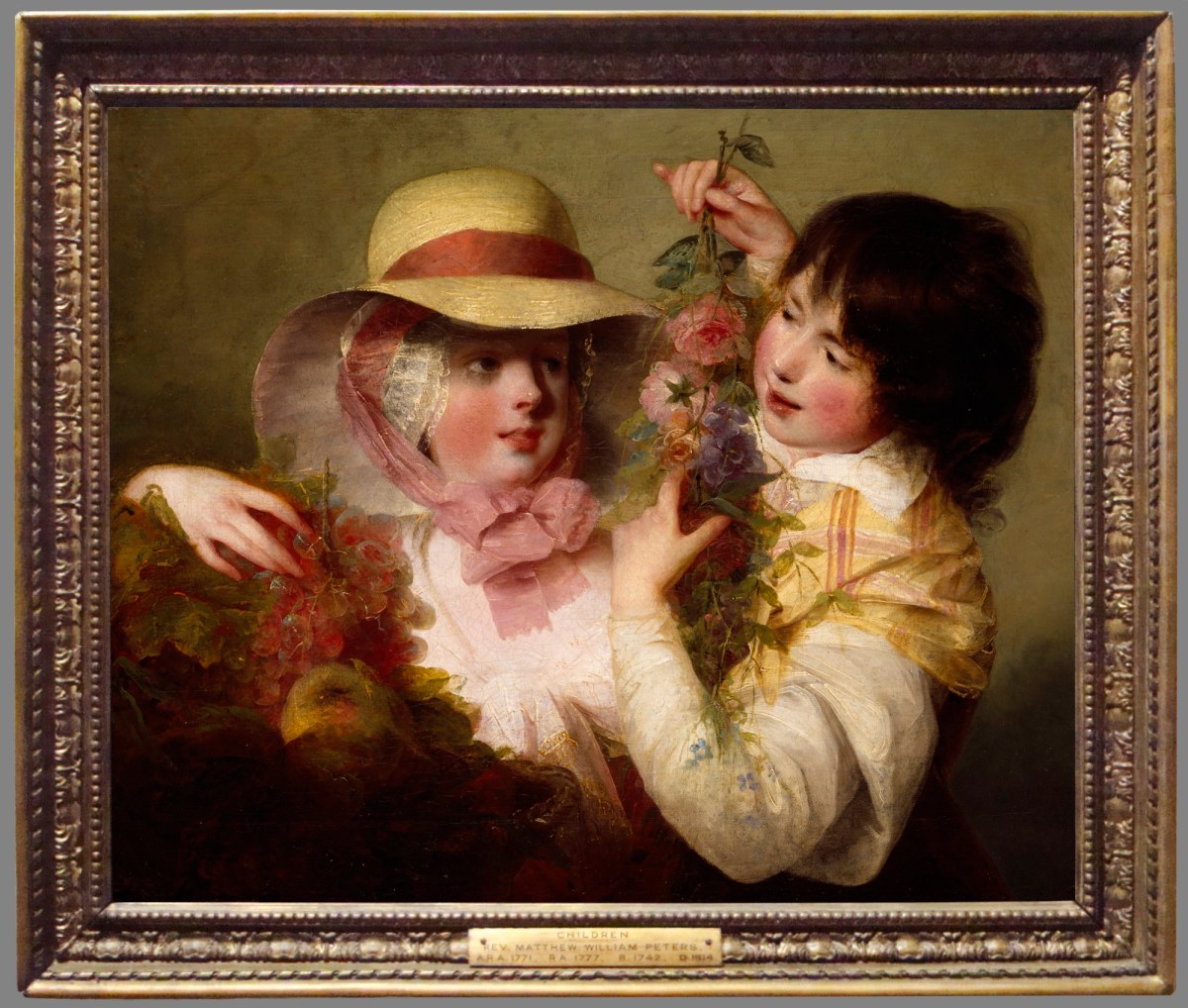 Unknown, Frame for Revd Matthew William Peters RA 'Children'