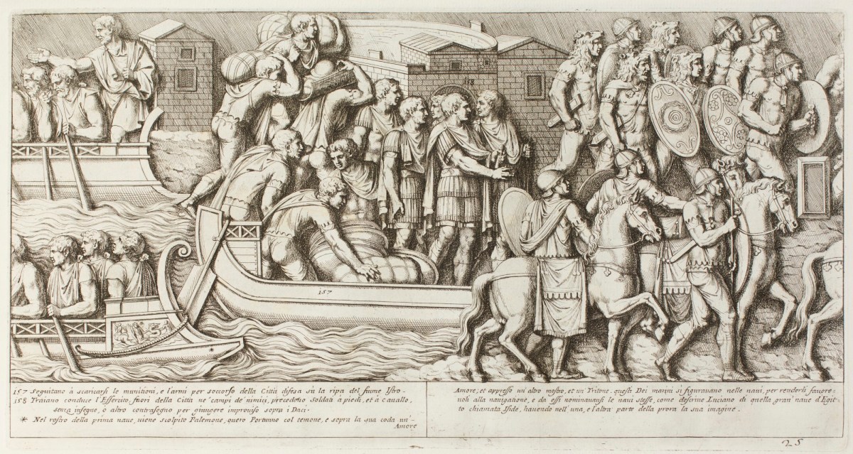 Plate 25 The Emperor Trajan S Landing Works Of Art Ra Collection Royal Academy Of Arts