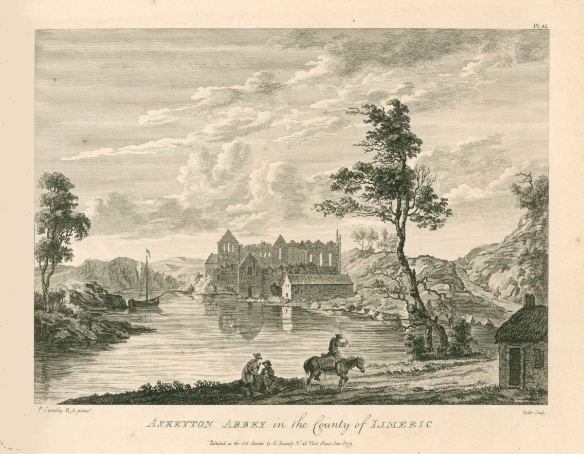 Paul Sandby RA, Askeyton Abbey, County Limerick